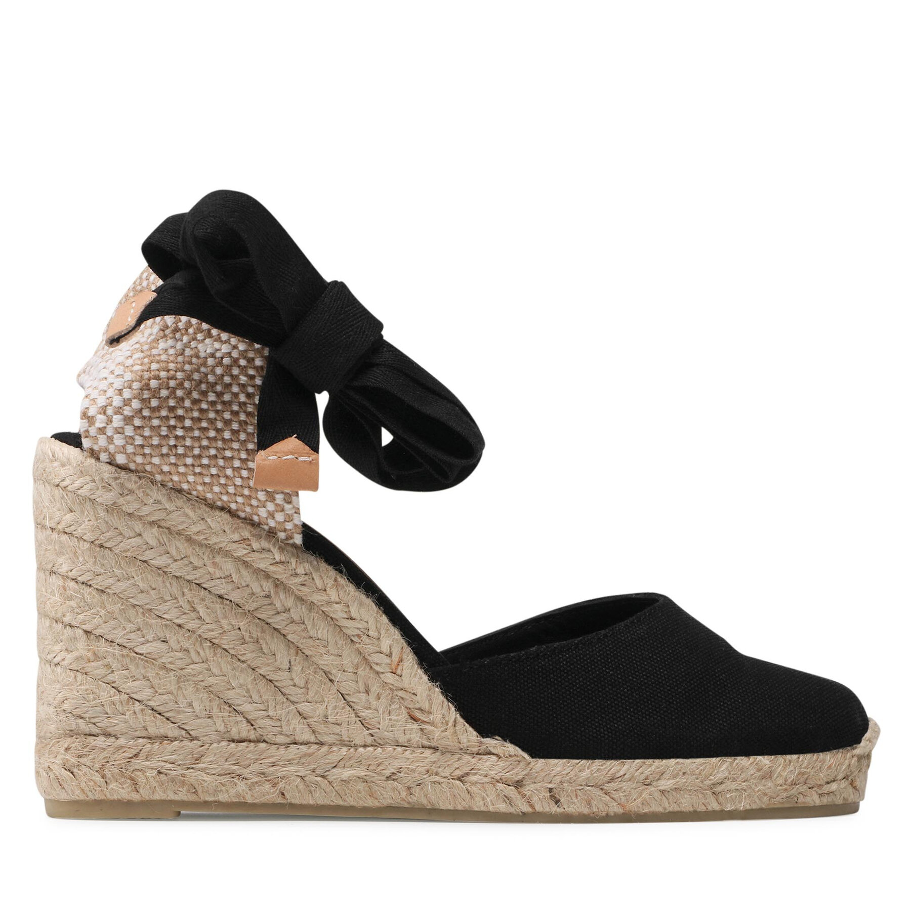 Castañer Espadryle Carina/8/001 020962-100 Czarny