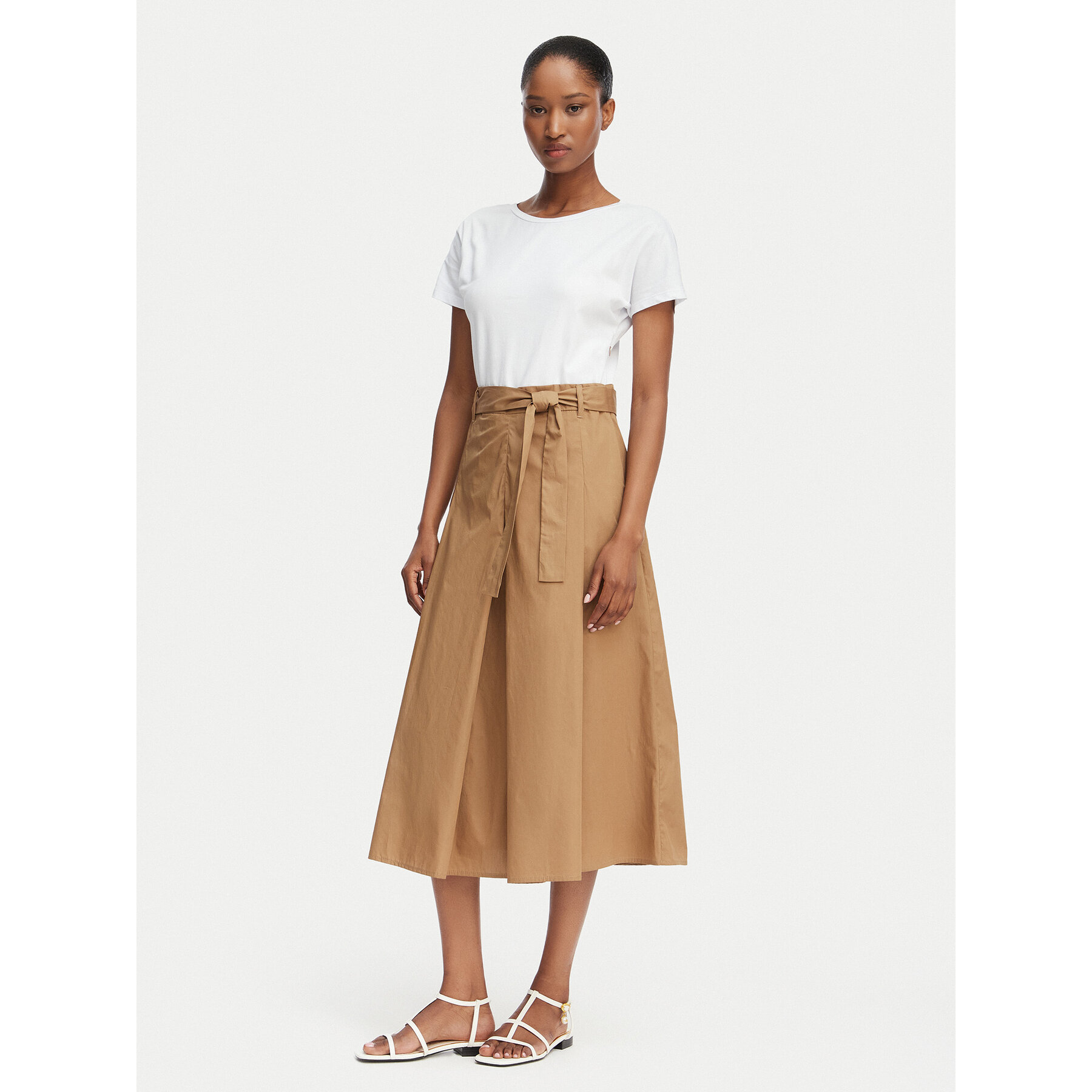 Marella Sukienka codzienna Tubo 2615221112 Beżowy Regular Fit