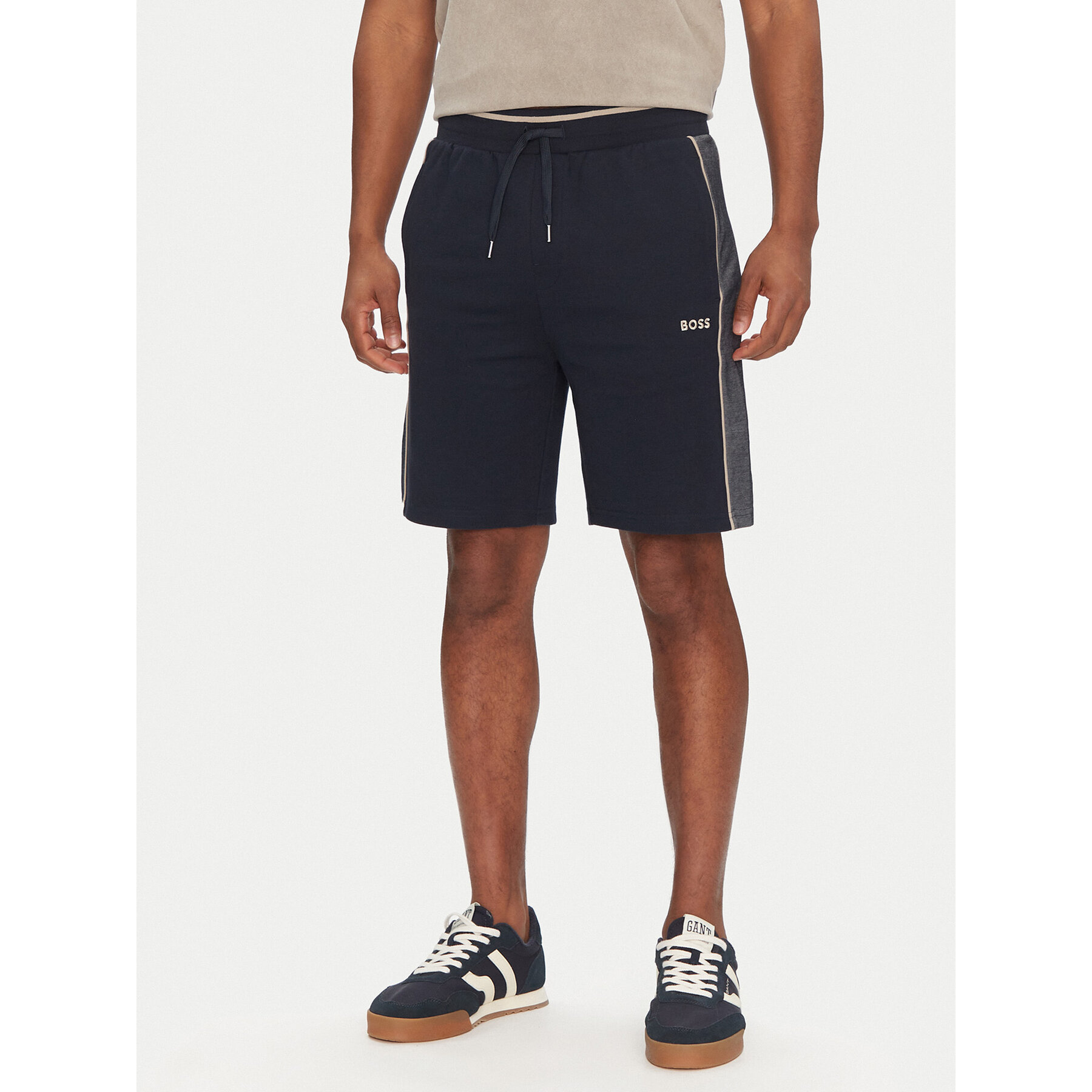 BOSS Szorty sportowe Tracksuit Short 50540752 Granatowy Regular Fit