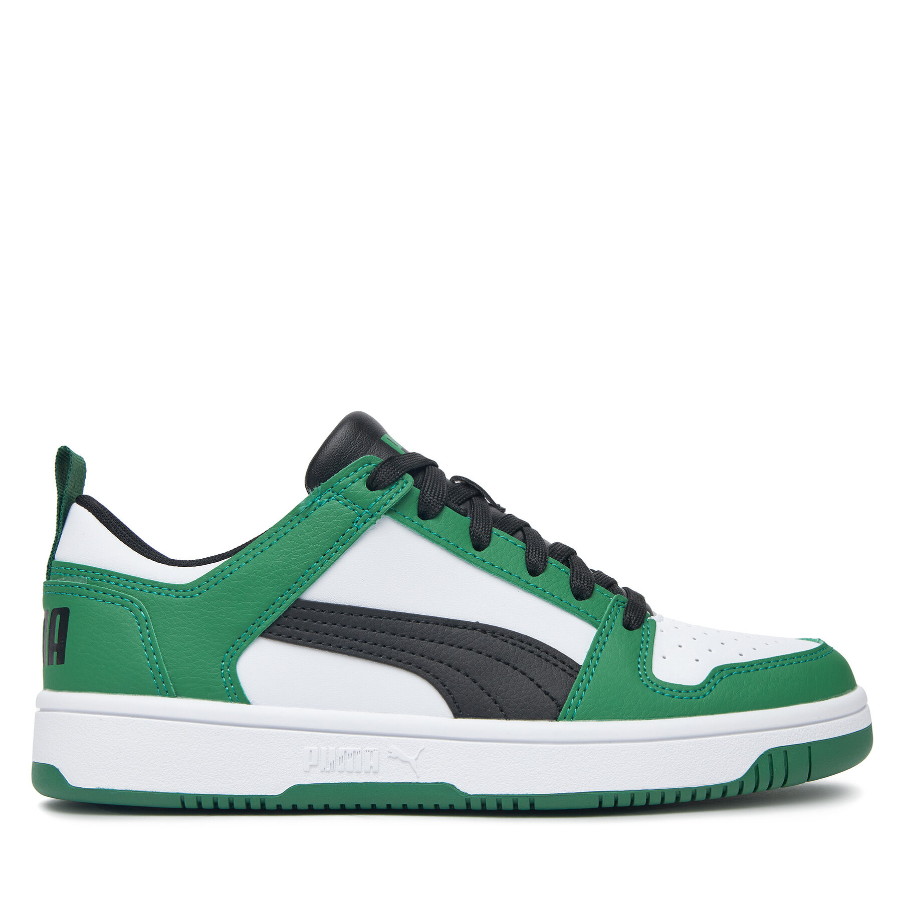 Puma Sneakersy REBOUND LAYUP LO SL JR 37049024 Zielony