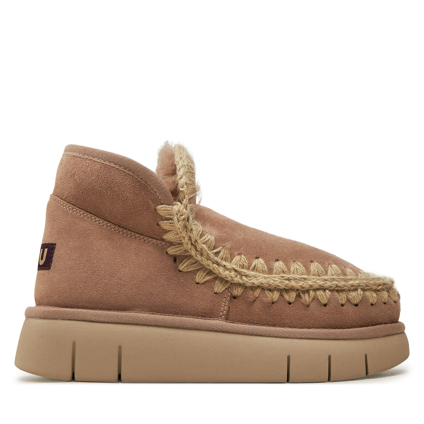 Mou Śniegowce Eskimo Bounce Sneaker FW531009A Beżowy