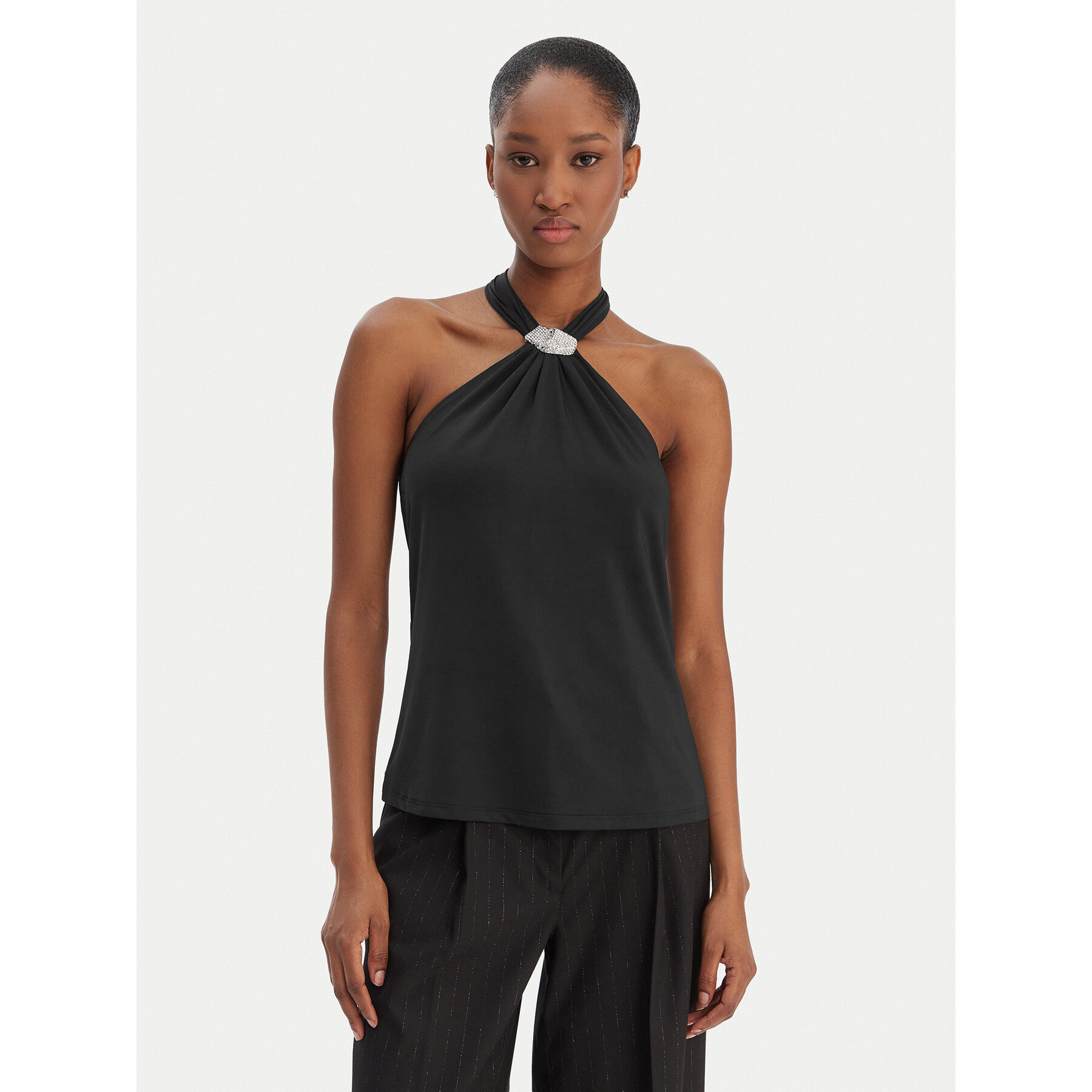 Marciano Guess Top 6RGP01 6262Z Czarny Classic Fit