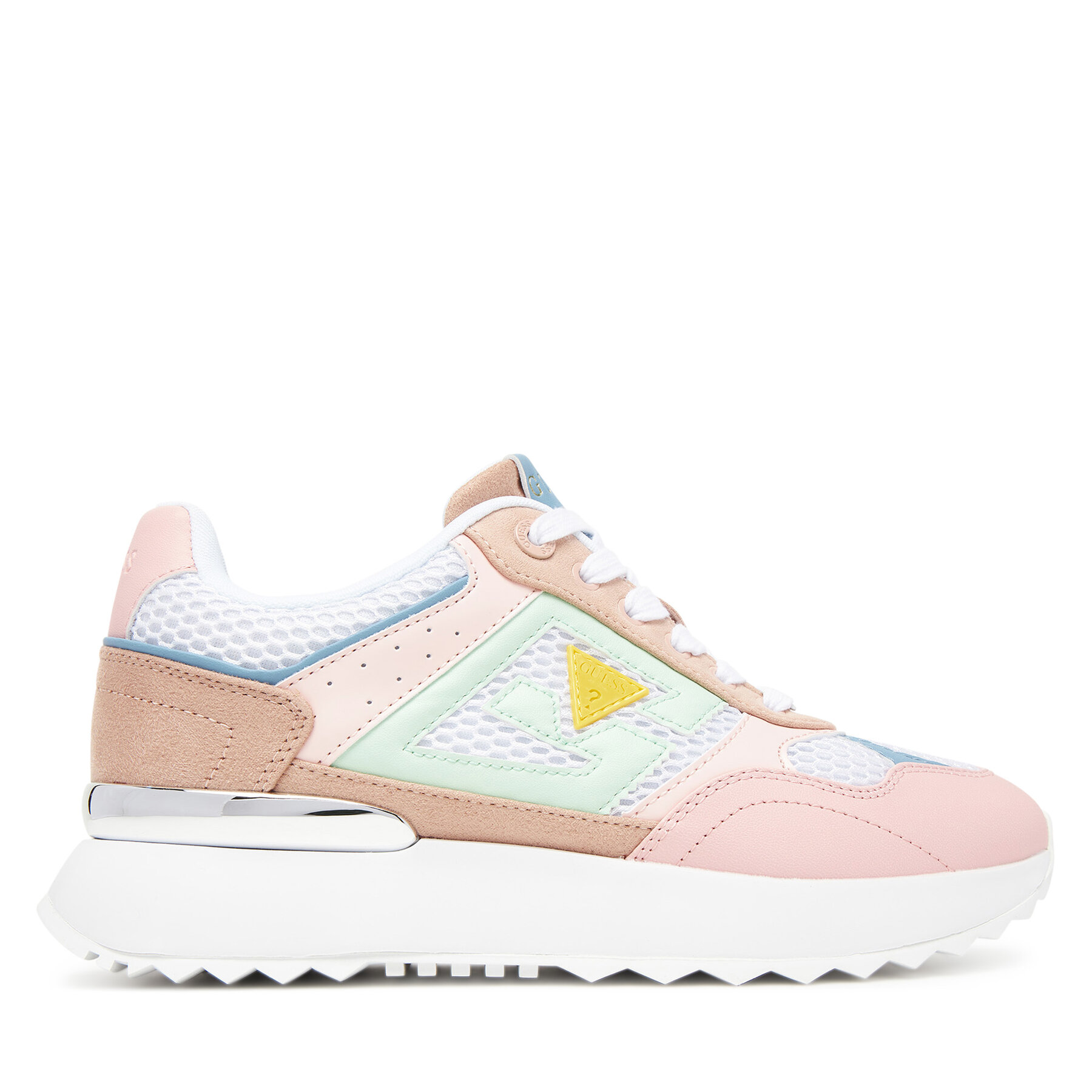 Guess Sneakersy FLTKOR ELE12 Różowy