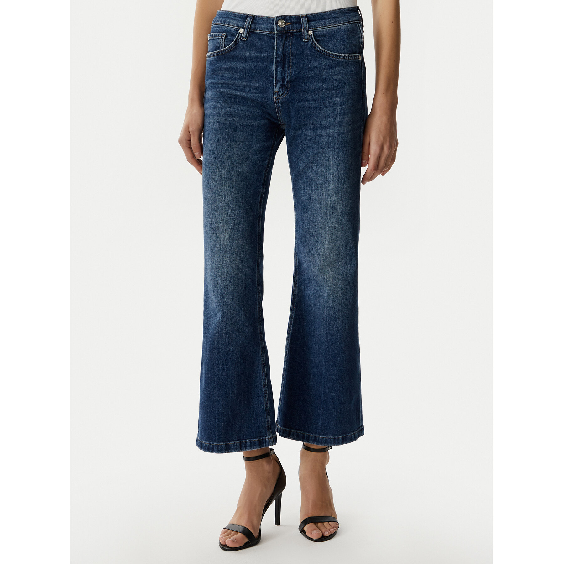 JOOP! Jeansy 261Dp58Chrisi-C 30104373 Granatowy Cropp Flare Fit