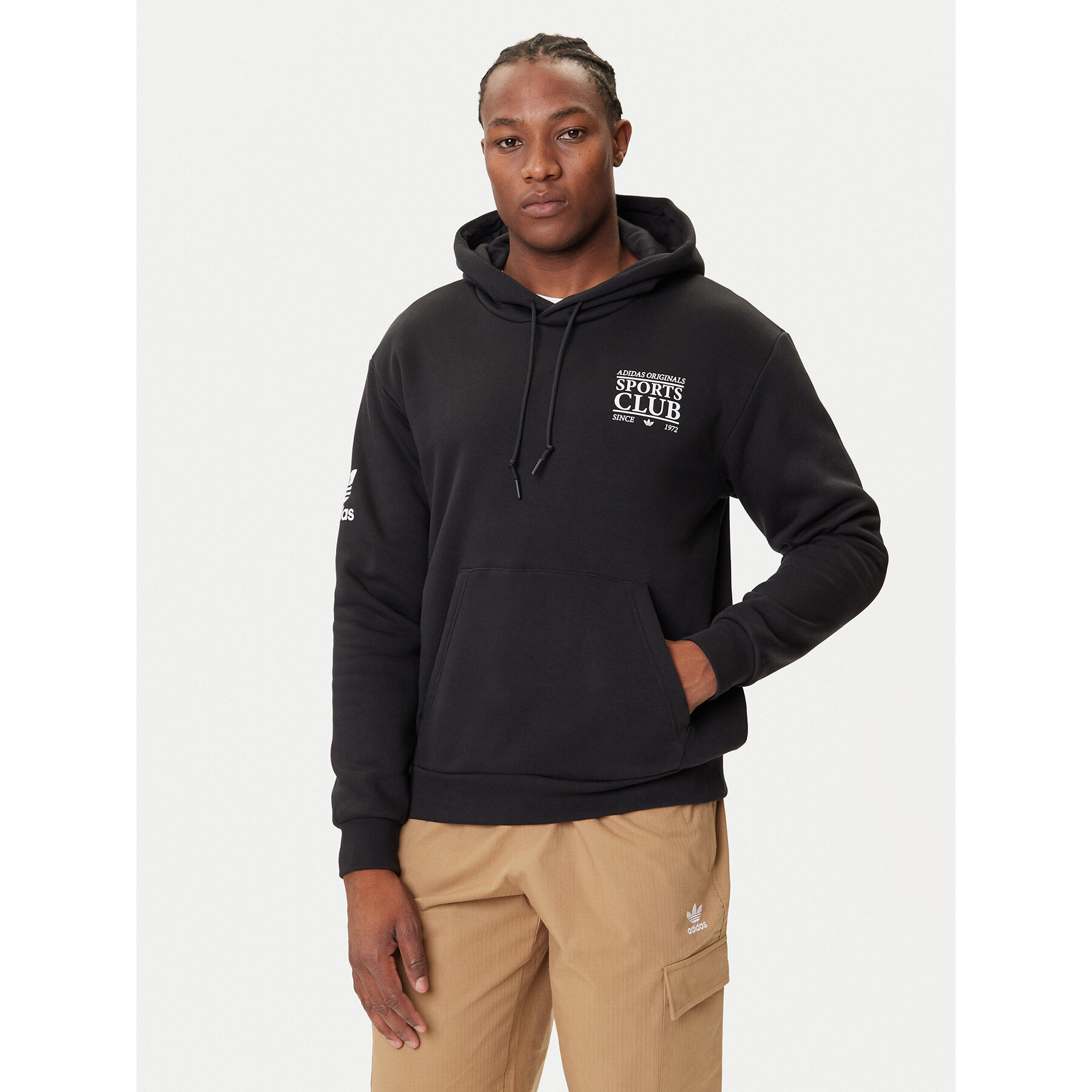 adidas Bluza Graphic JX3058 Czarny Regular Fit