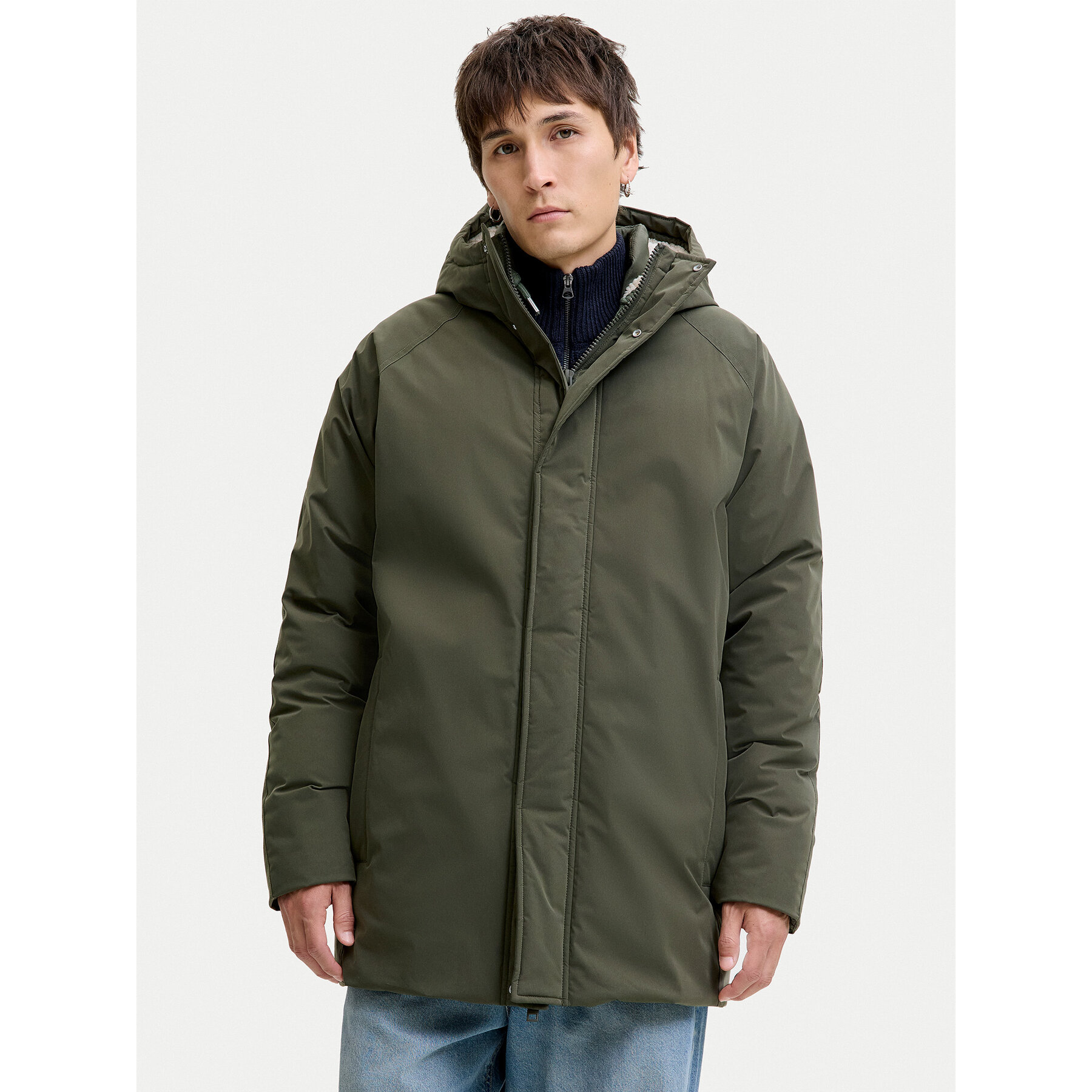 Jack & Jones Kurtka zimowa Wood 12278783 Zielony Regular Fit