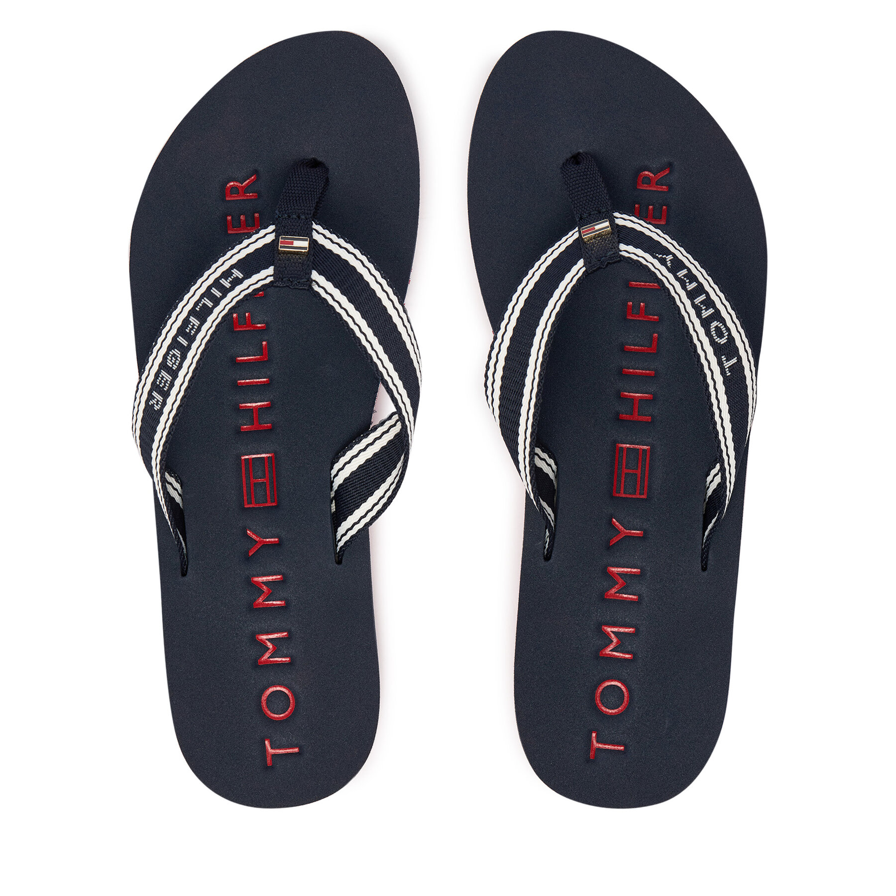 Tommy Hilfiger Japonki Th Webbing Summer Sandal FW0FW09193 Granatowy