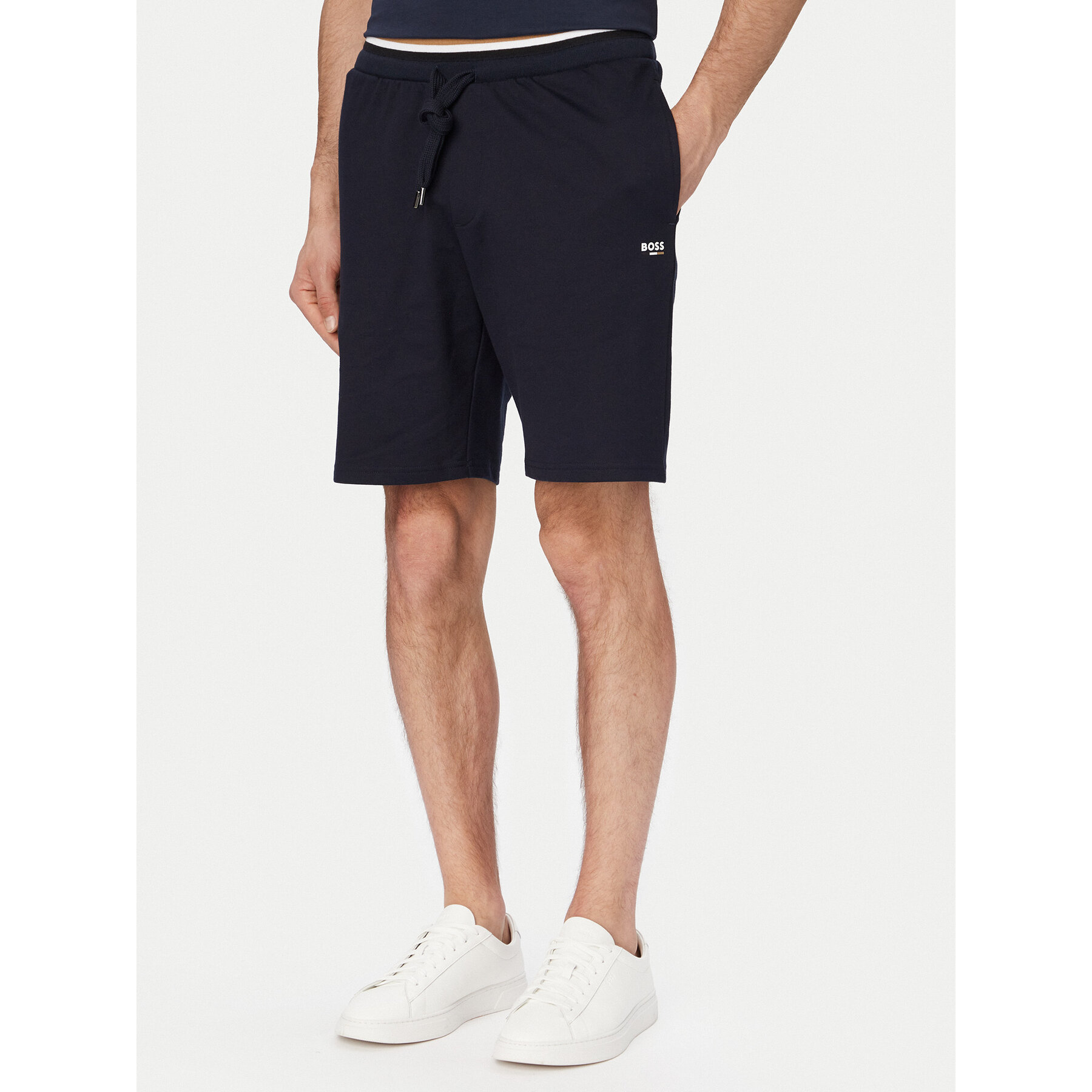 BOSS Szorty sportowe 50561493 Granatowy Regular Fit