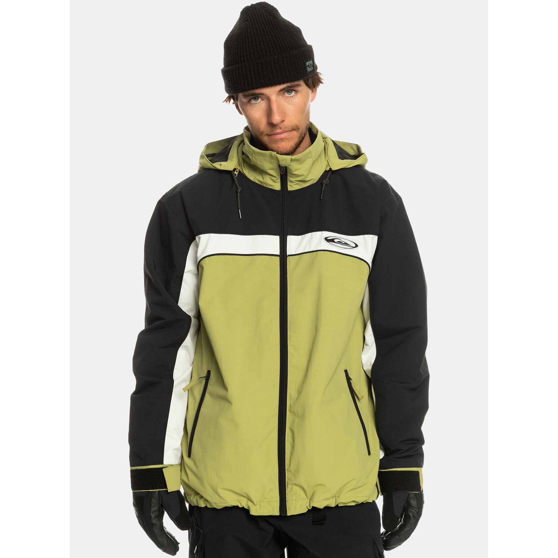 Quiksilver Kurtka narciarska Live Wire Snjt EQYTJ03408 Zielony Regular Fit