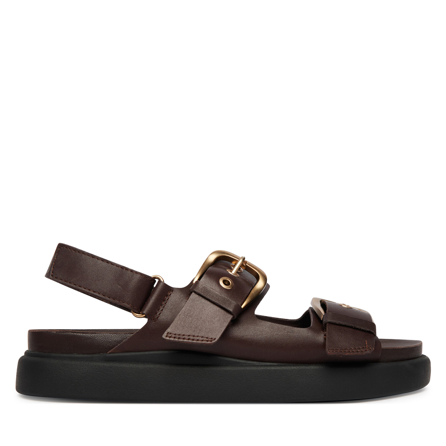 Clarks Sandały Aristella Bay 26185806 Brązowy