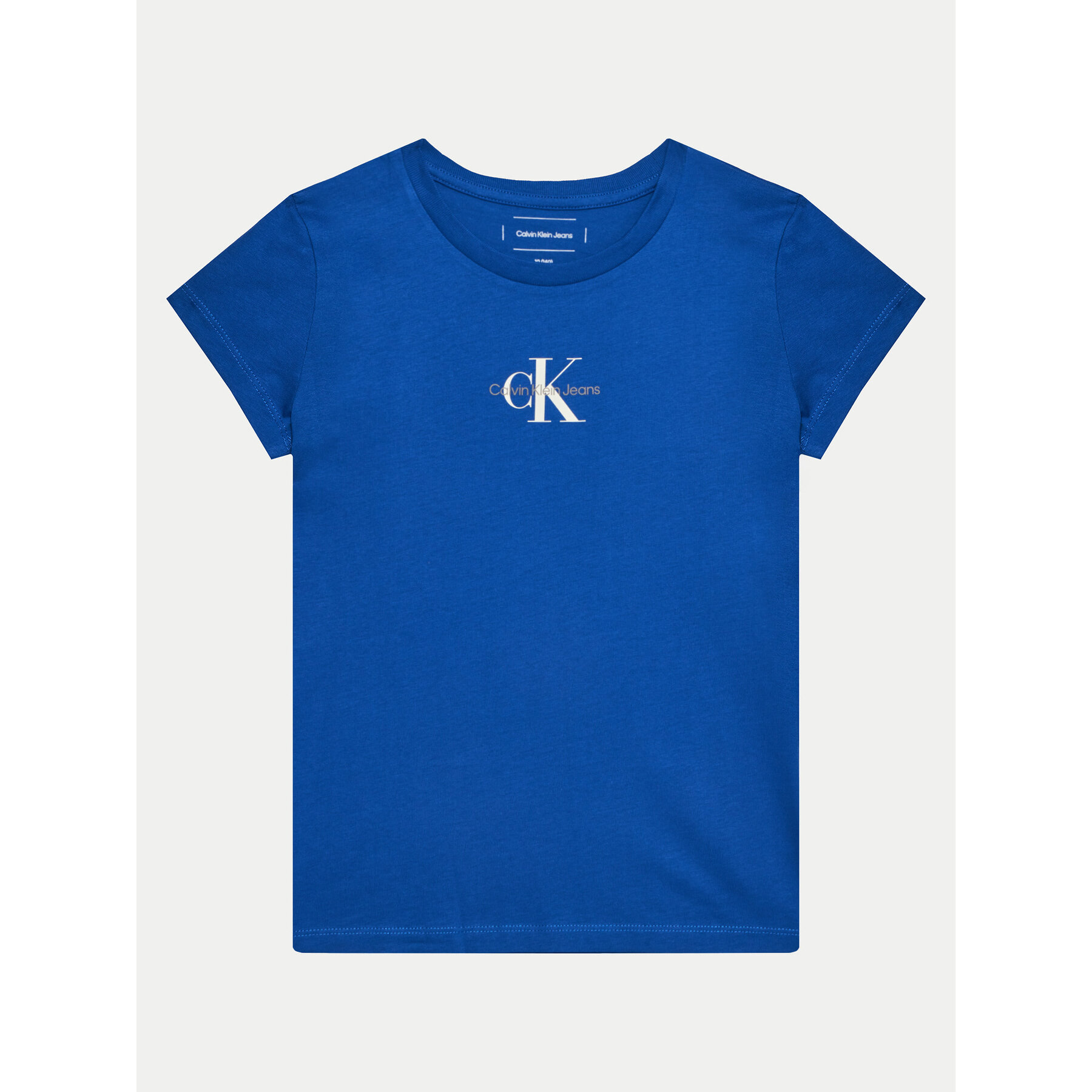 Calvin Klein Jeans T-Shirt IG0IG01470 Niebieski Slim Fit