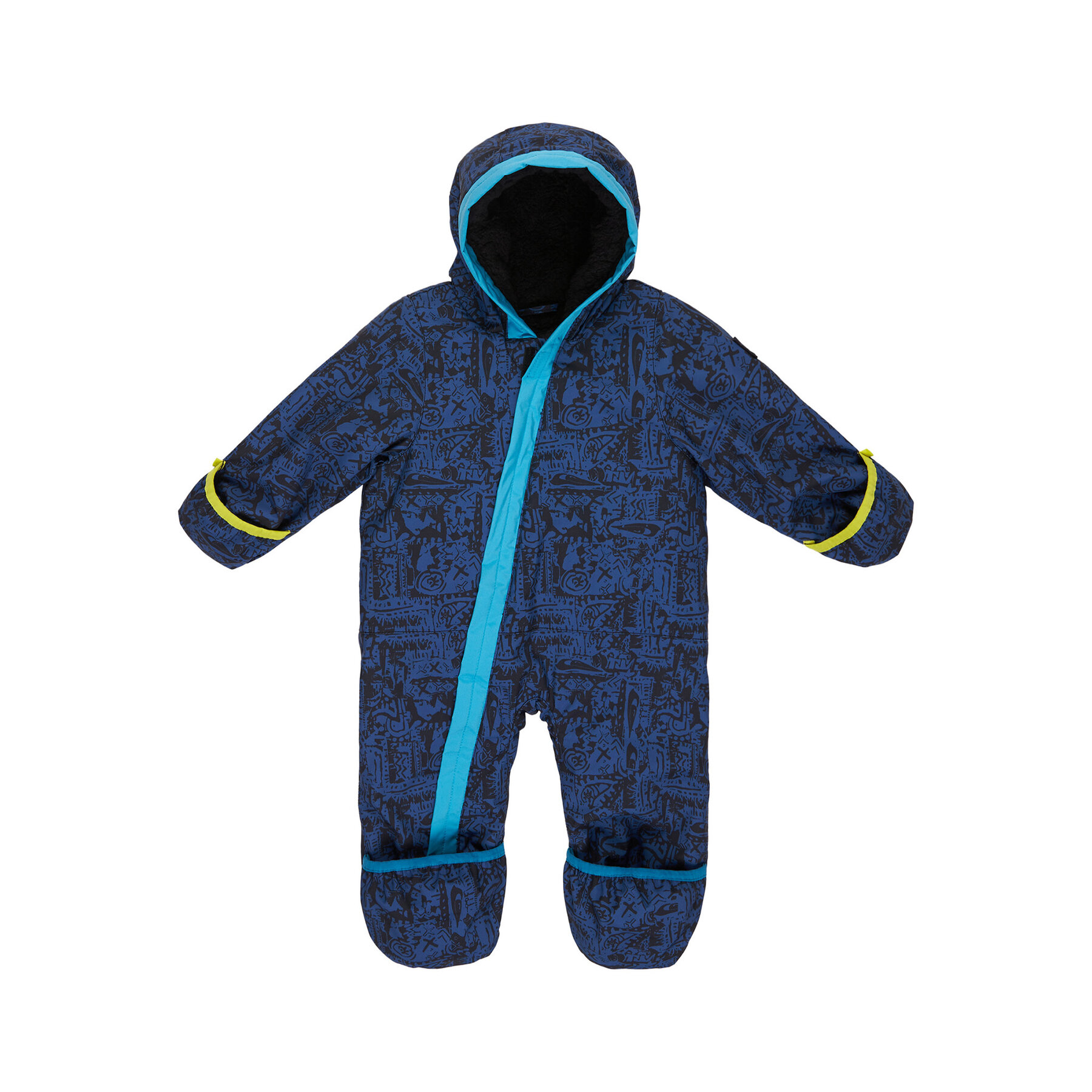 Quiksilver Kombinezon zimowy EQITS03012 Granatowy Regular Fit