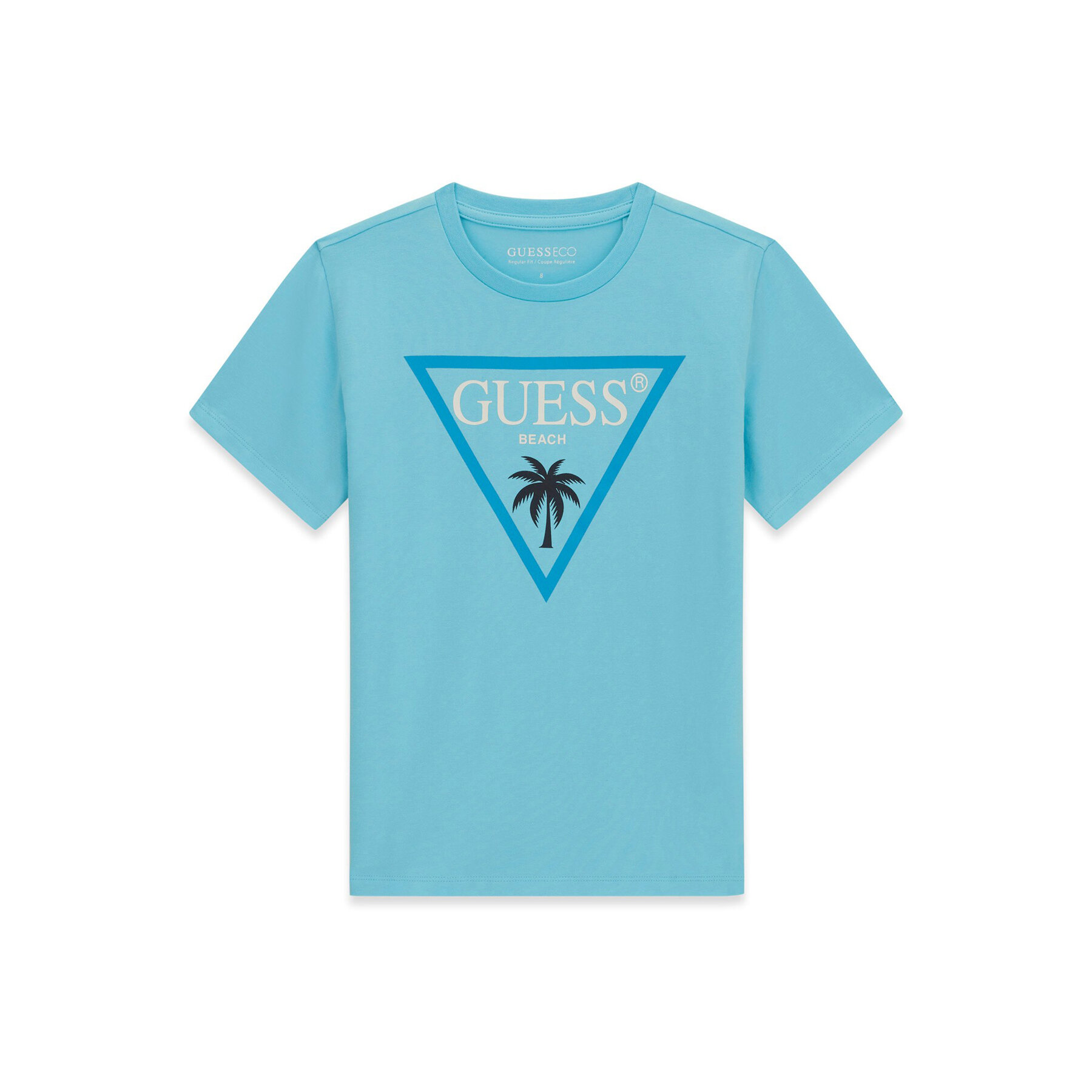 Guess T-Shirt L6GI27 J1314 Niebieski Regular Fit