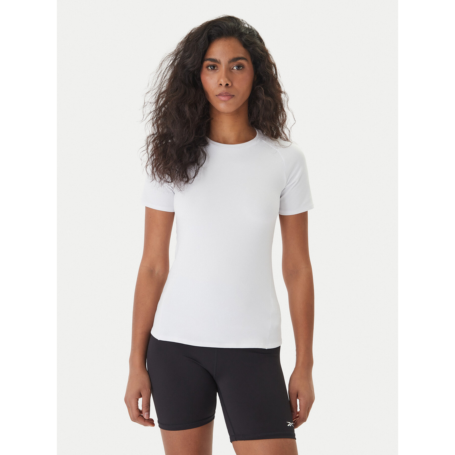 Reebok T-Shirt Reebok x Ewa Chodakowska RK25613CCW Biały Slim Fit