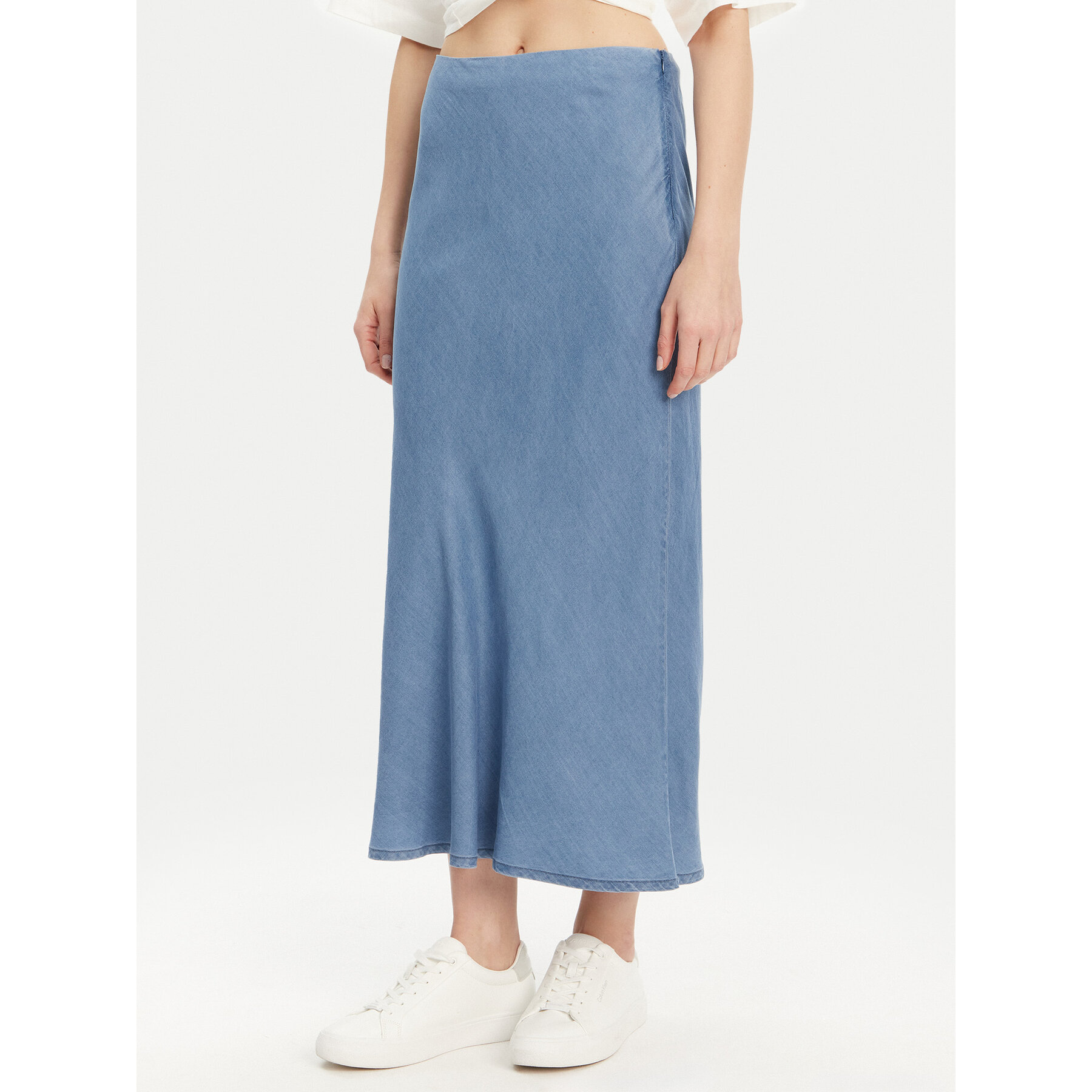 ONLY Spódnica maxi Chigo 15338281 Niebieski Regular Fit