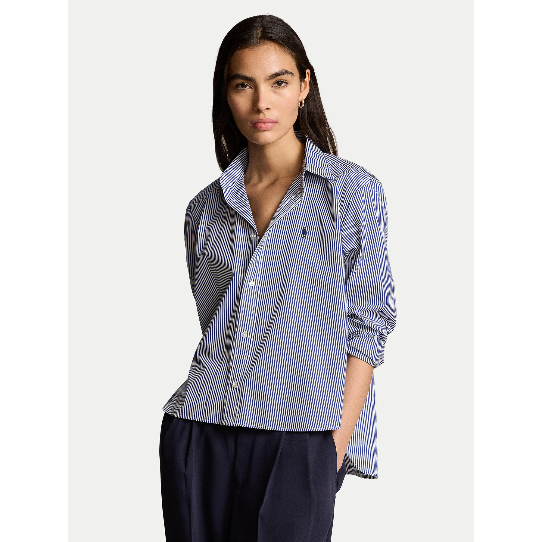 Polo Ralph Lauren Koszula 211891419001 Granatowy Regular Fit