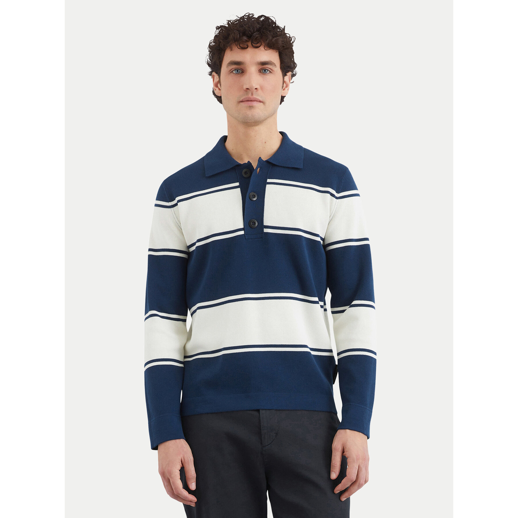 Marc O'Polo Polo 522 5042 60048 Granatowy Regular Fit