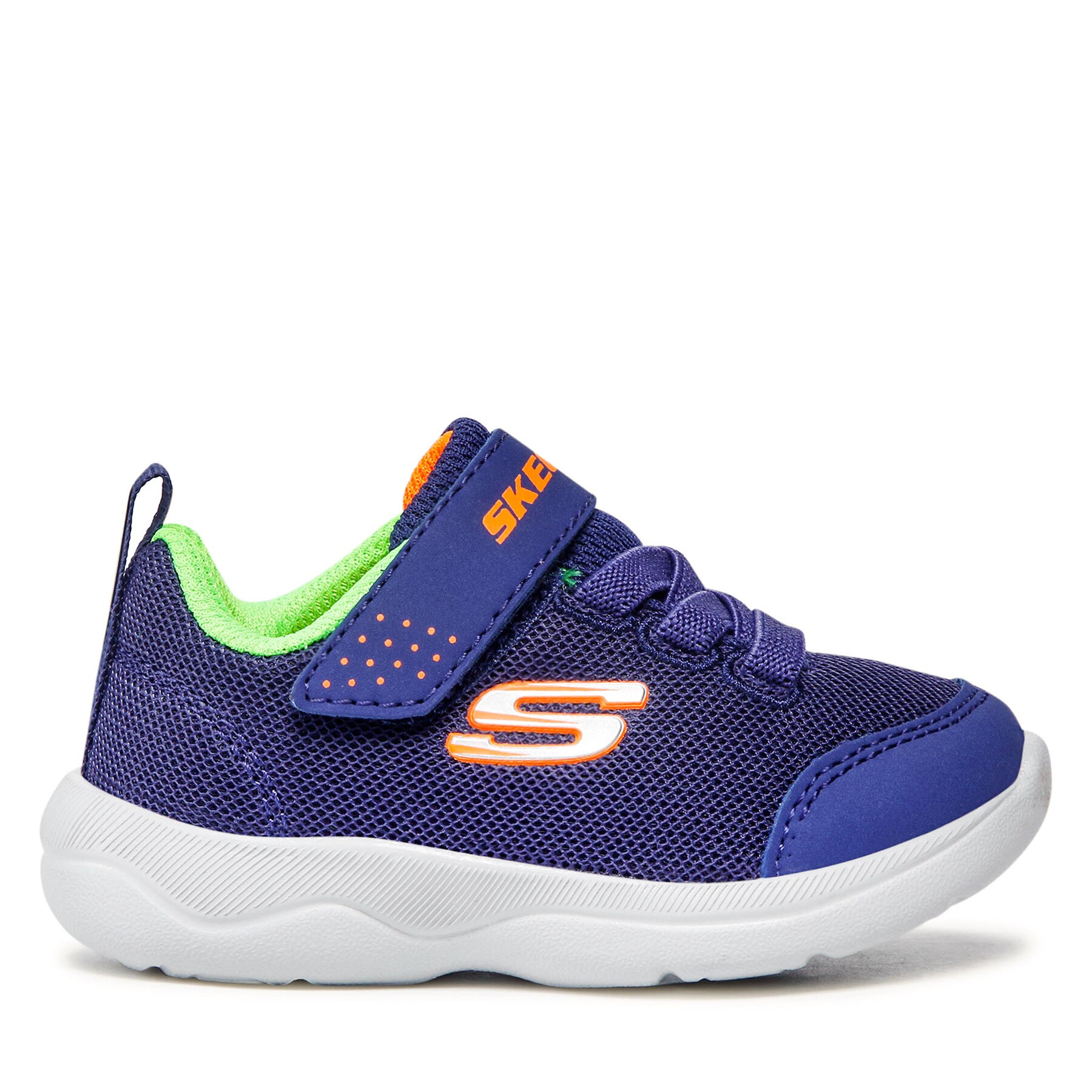 Skechers Sneakersy Mini Wanderer 407300N/NVLM Granatowy
