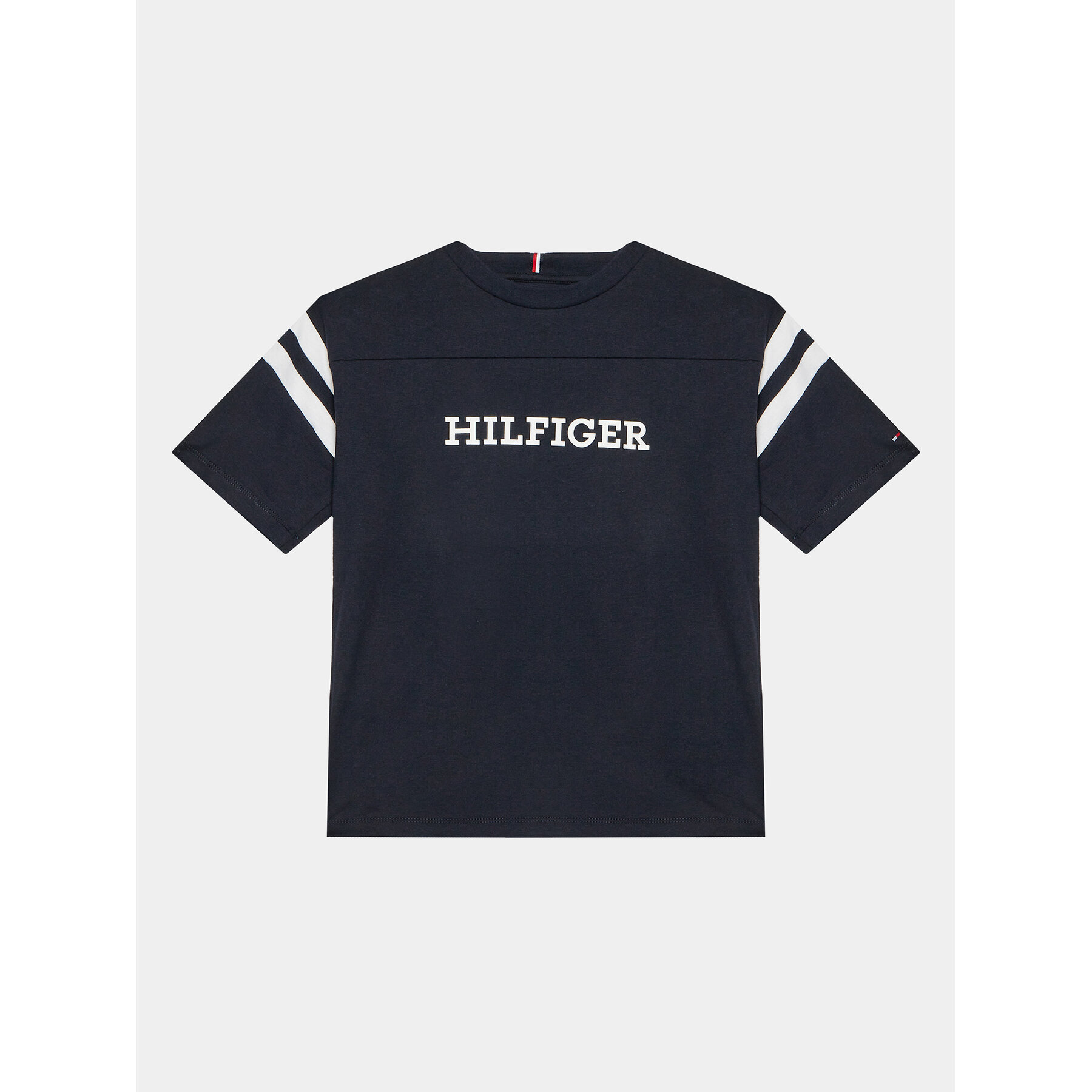 Tommy Hilfiger T-Shirt Varsity KB0KB08678 D Granatowy Regular Fit