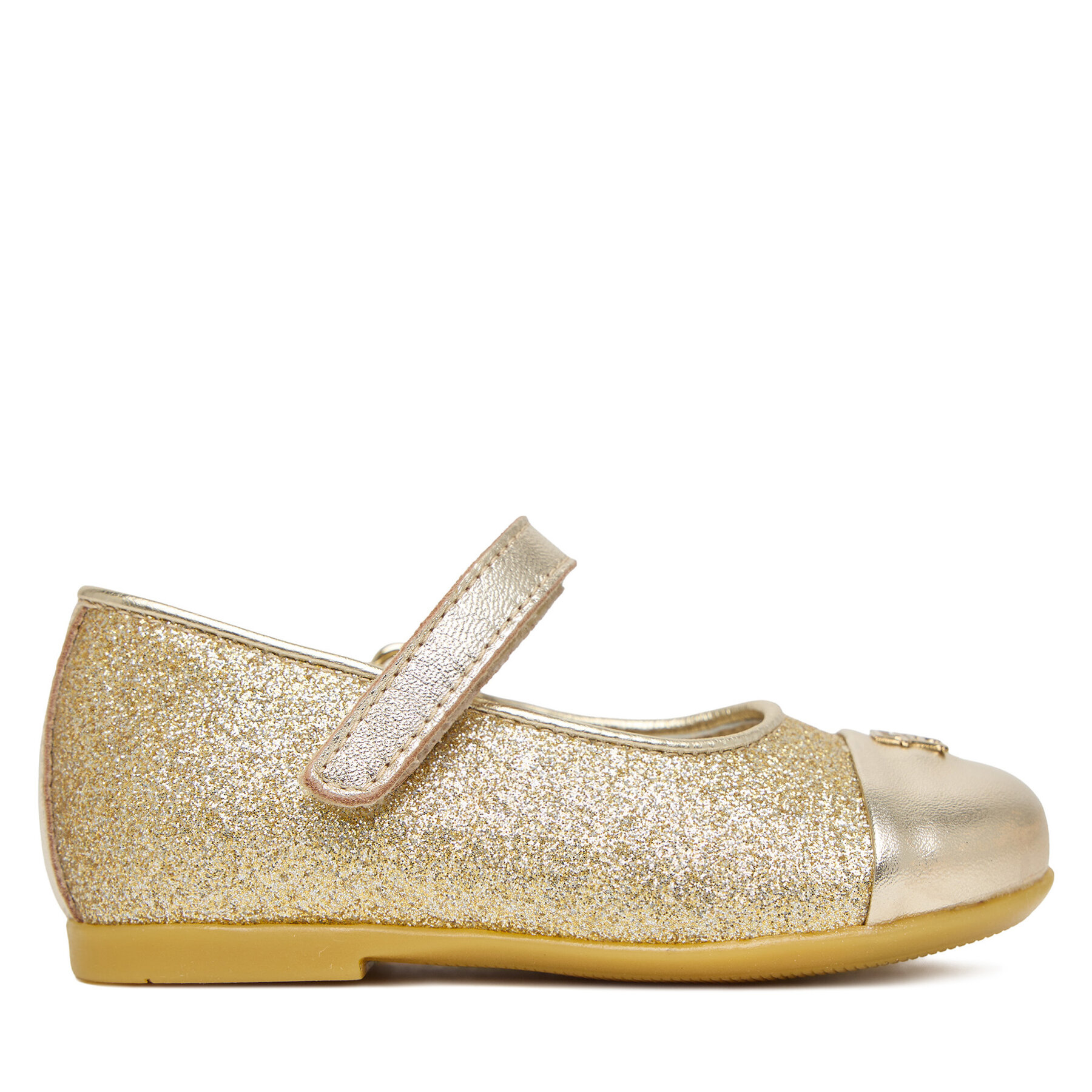 Tommy Hilfiger Baleriny T1A3-34413-0454 M Złoty