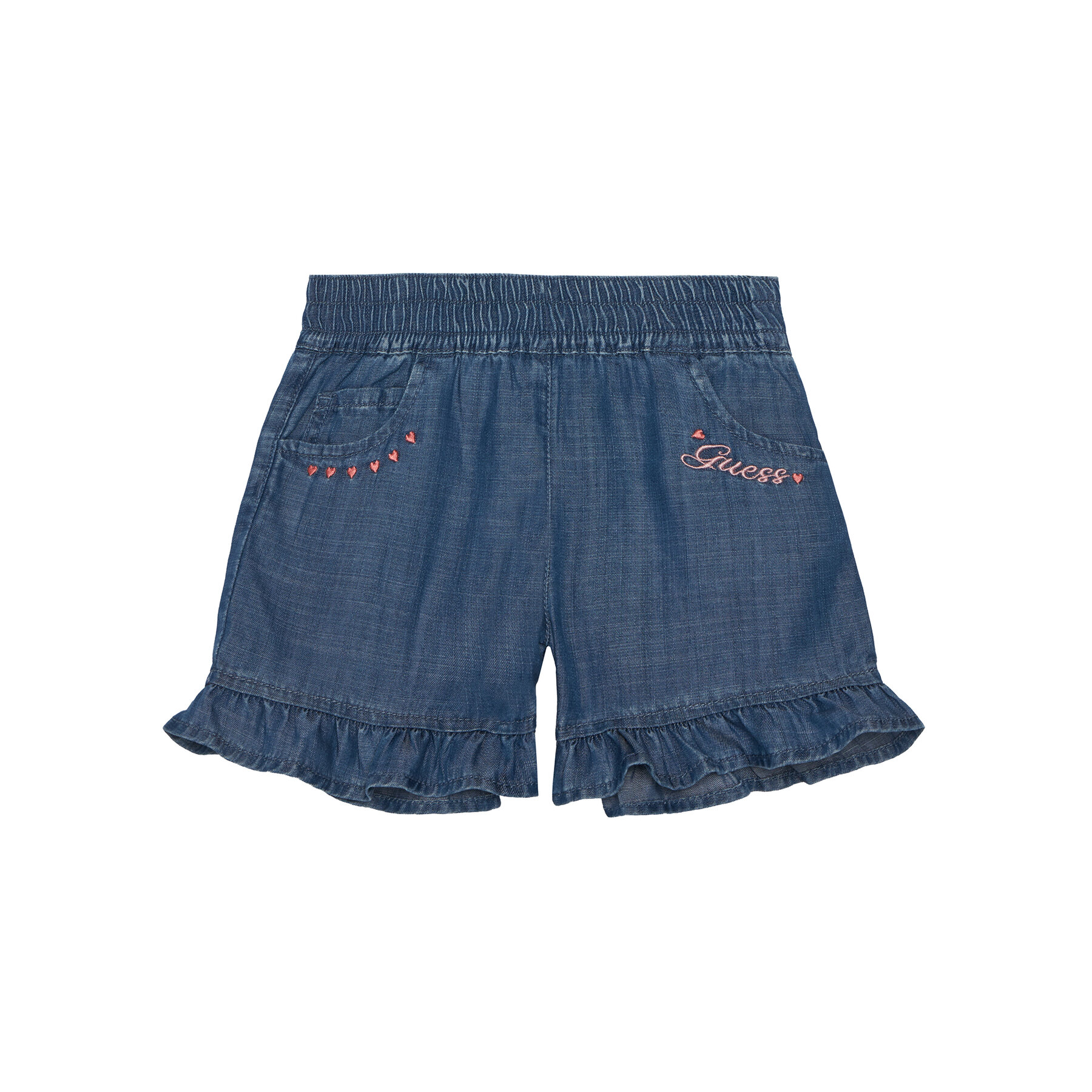 Guess Szorty jeansowe K6GD06 D3X30 Niebieski Regular Fit