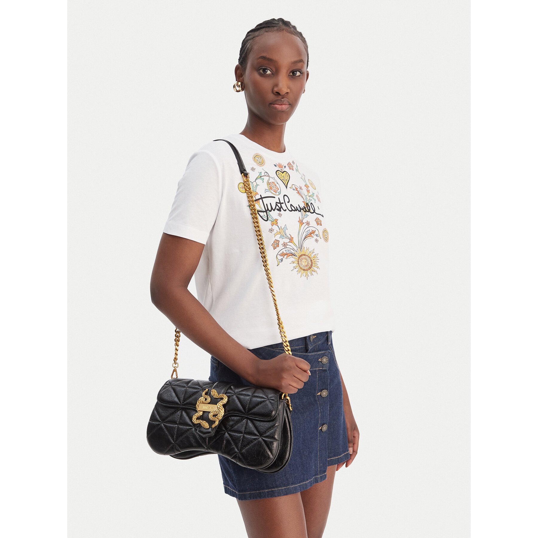 Just Cavalli Torebka 80RA4BA1 ZSD24 Czarny