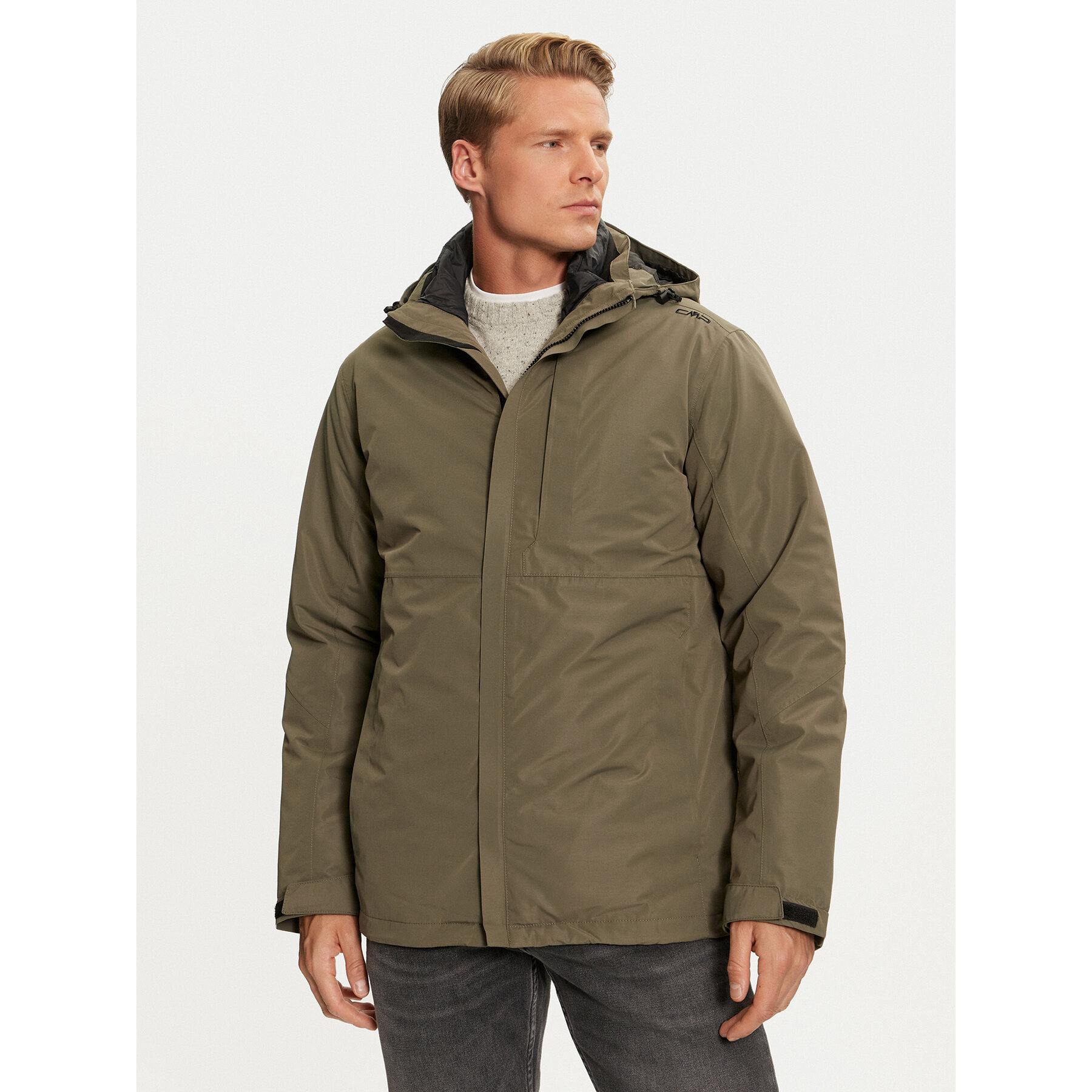 CMP Kurtka zimowa 33Z1577D Zielony Regular Fit