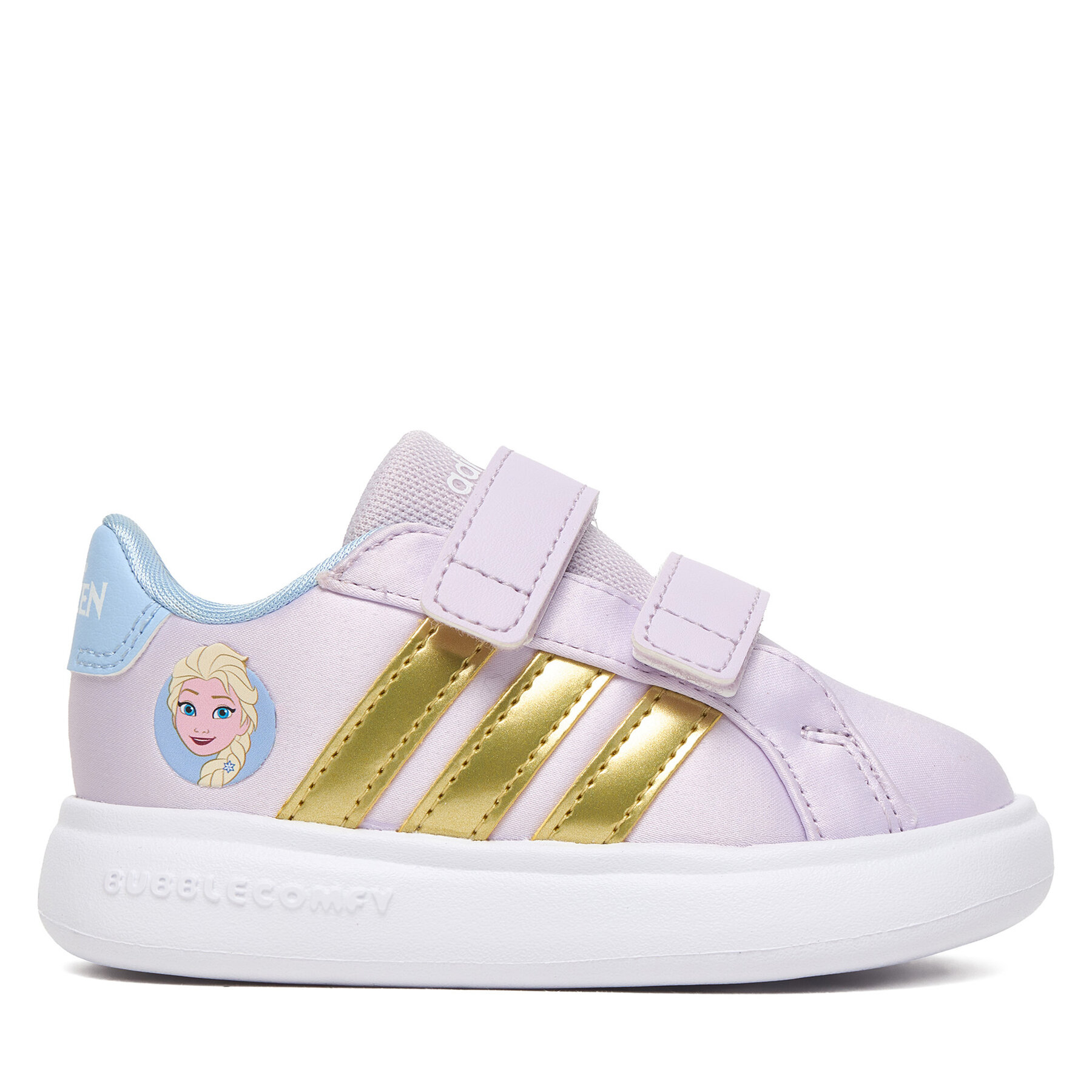 adidas Sneakersy Disney Frozen Grand Court 3.0 JQ4356 Fioletowy