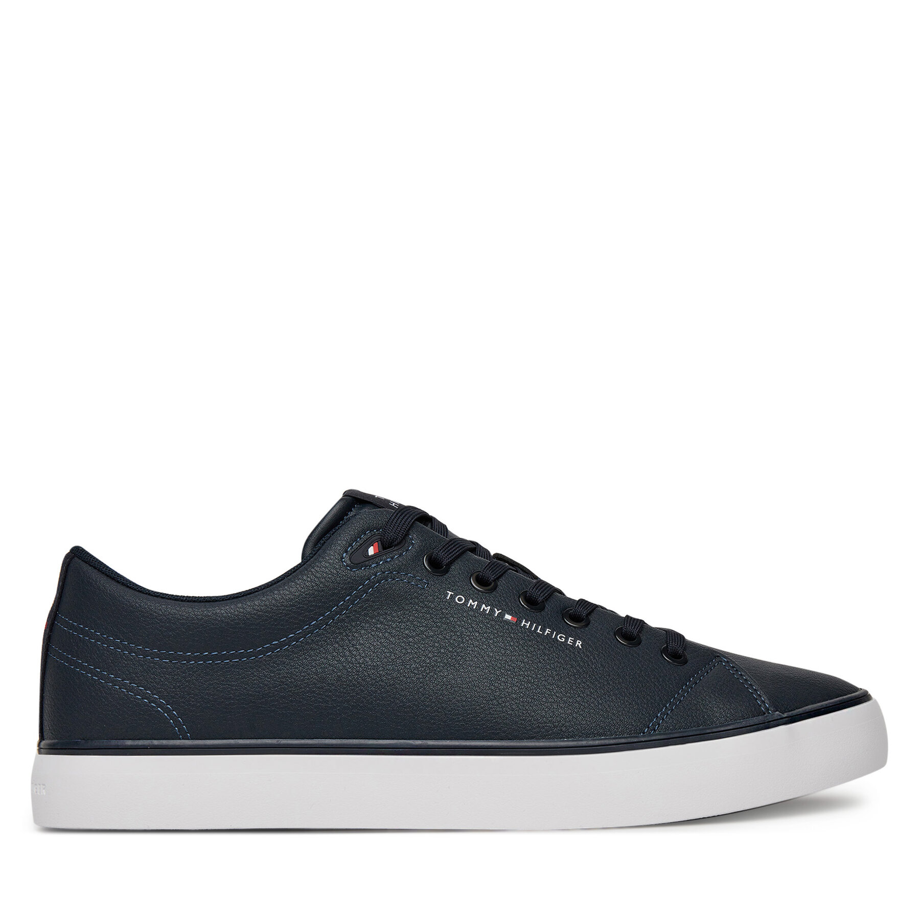 Tommy Hilfiger Sneakersy Hi Vulc Core Low Lth Ii Ess FM0FM05511 Granatowy
