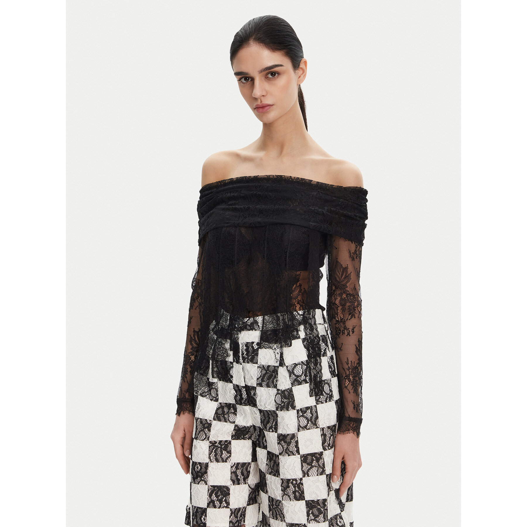 PINKO Body 105010 A2EM Czarny Regular Fit