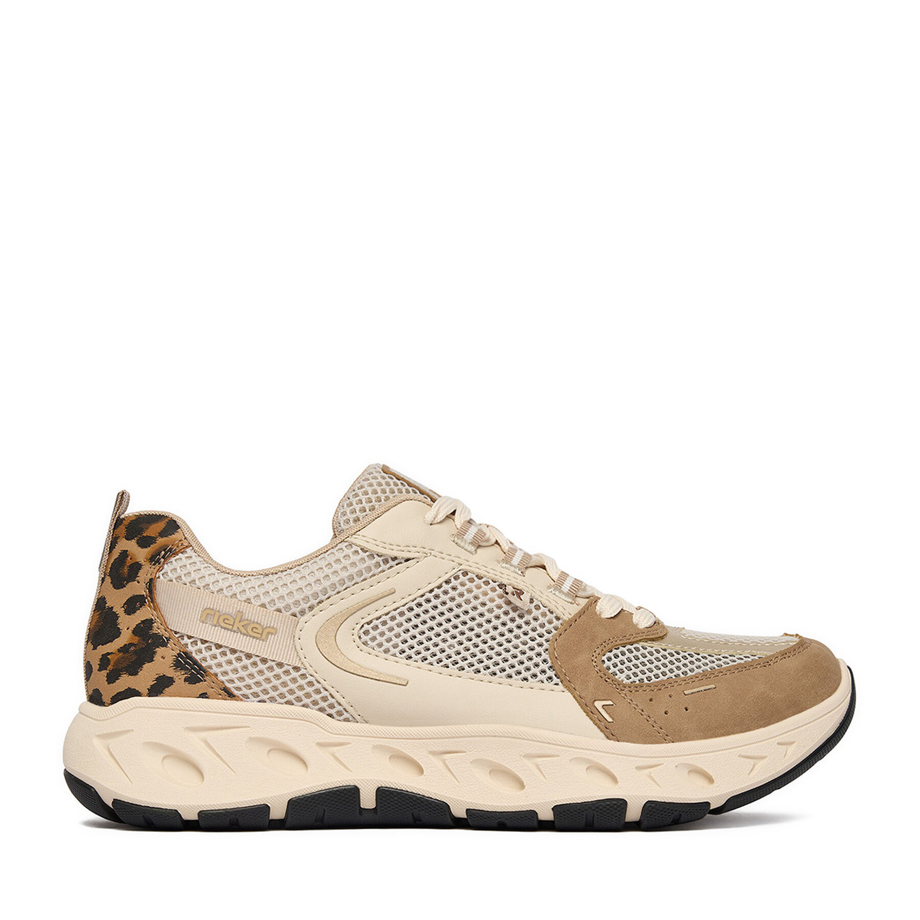 Rieker Sneakersy M6501-60 Beżowy