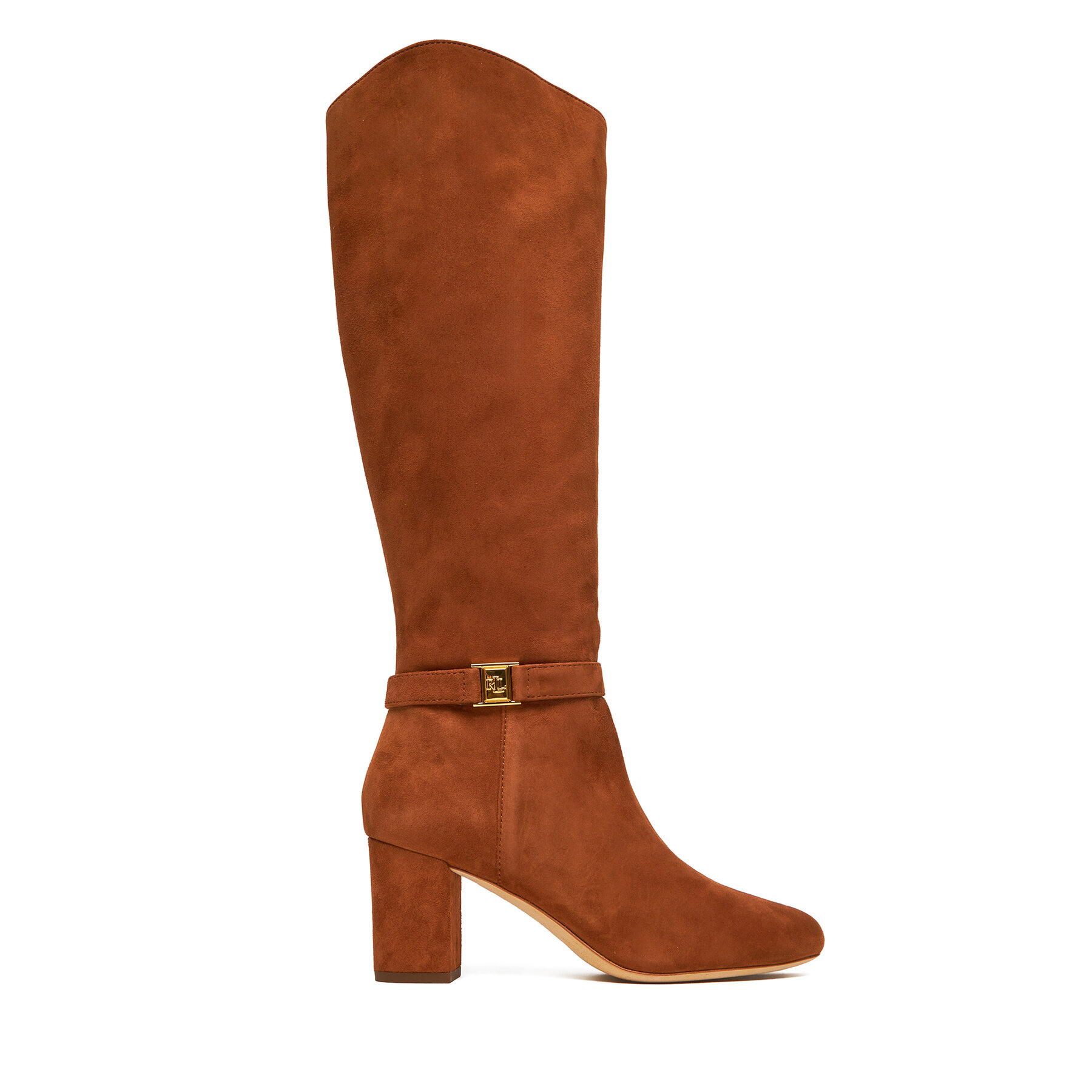 LAUREN RALPH LAUREN Kozaki Kellie 802967843002 Brązowy