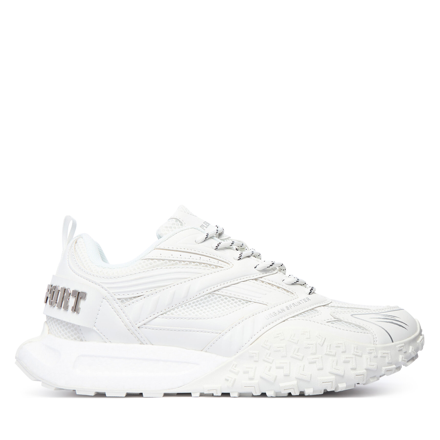 Plein Sport Sneakersy SAFS USC0933 STE003N Biały