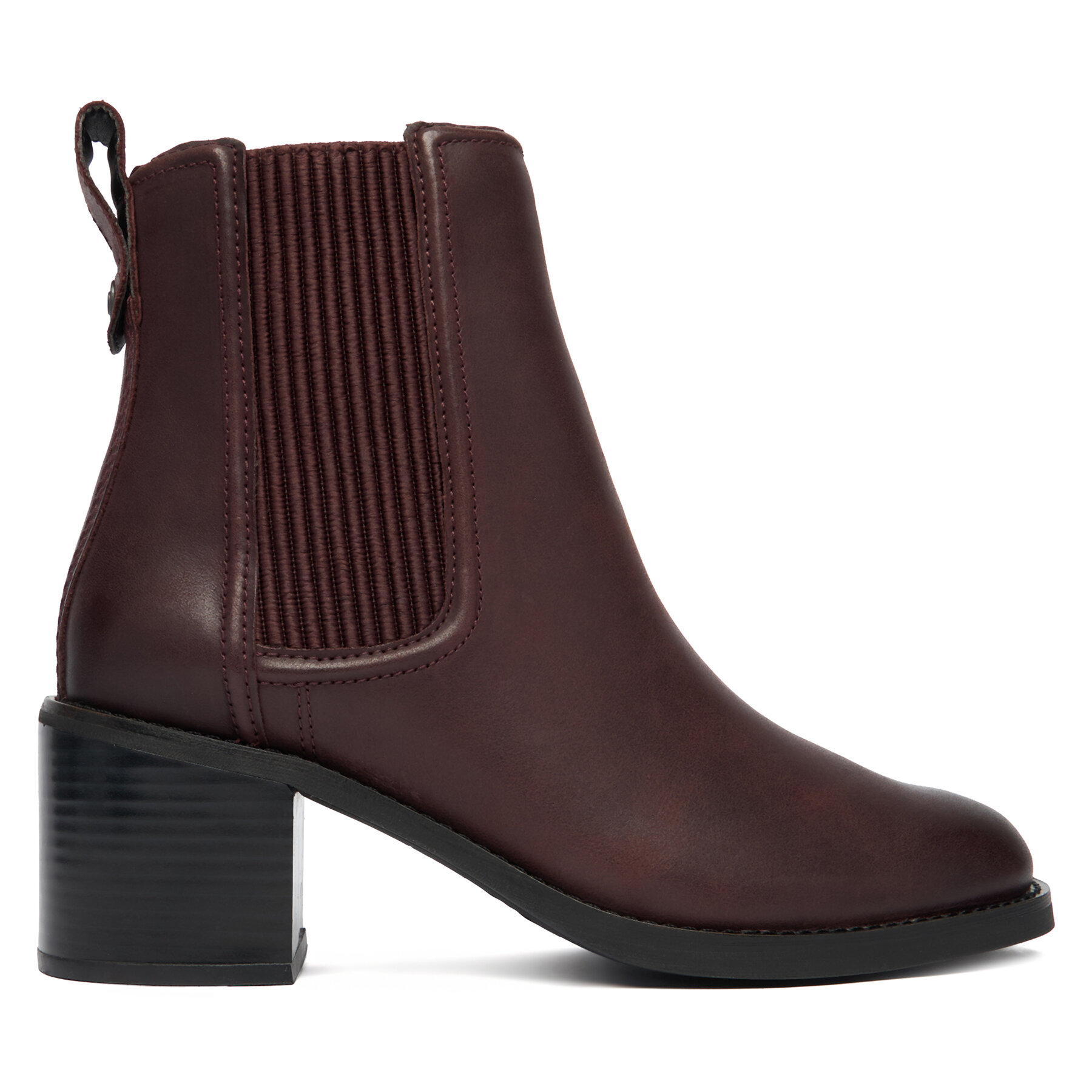 Clarks Botki Chamberly Top 26182864 Bordowy