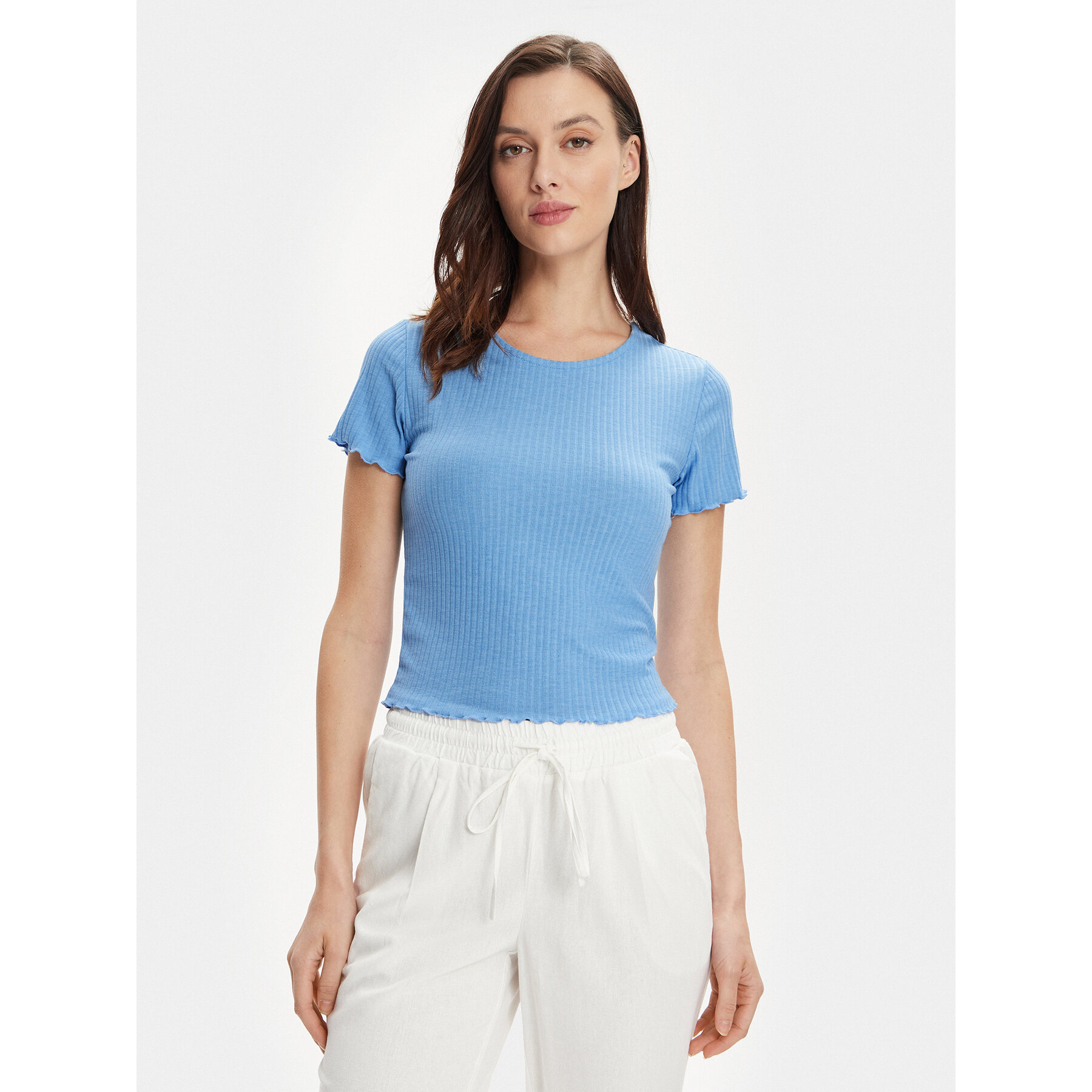 ONLY T-Shirt Emma 15201206 Niebieski Regular Fit