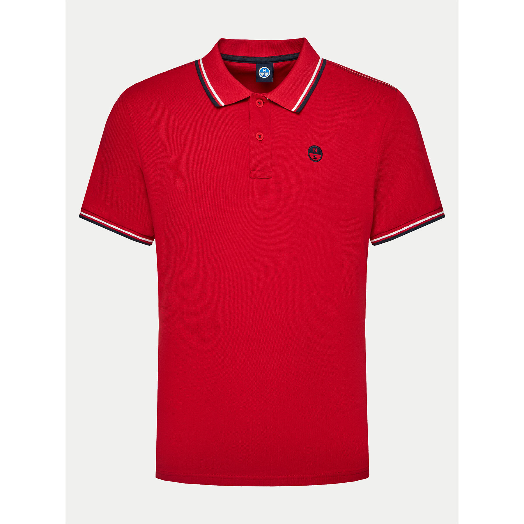 North Sails Polo 692455 Czerwony Regular Fit