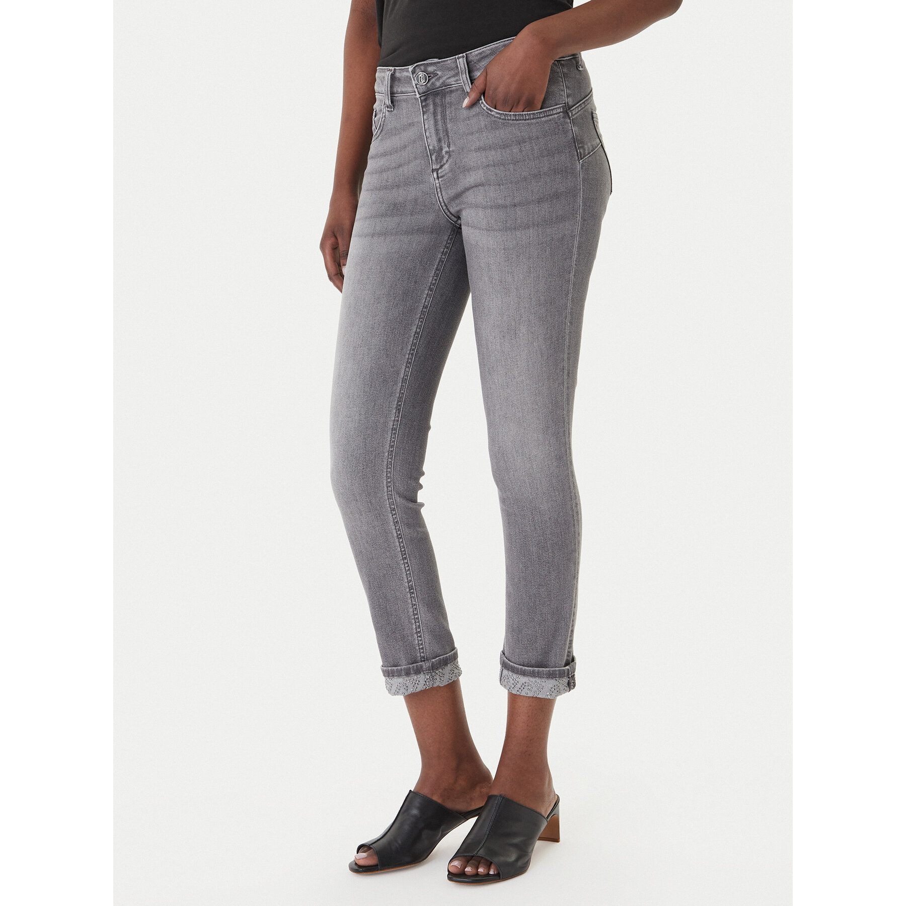 Liu Jo Jeansy UA6006 D0305 Szary Regular Fit