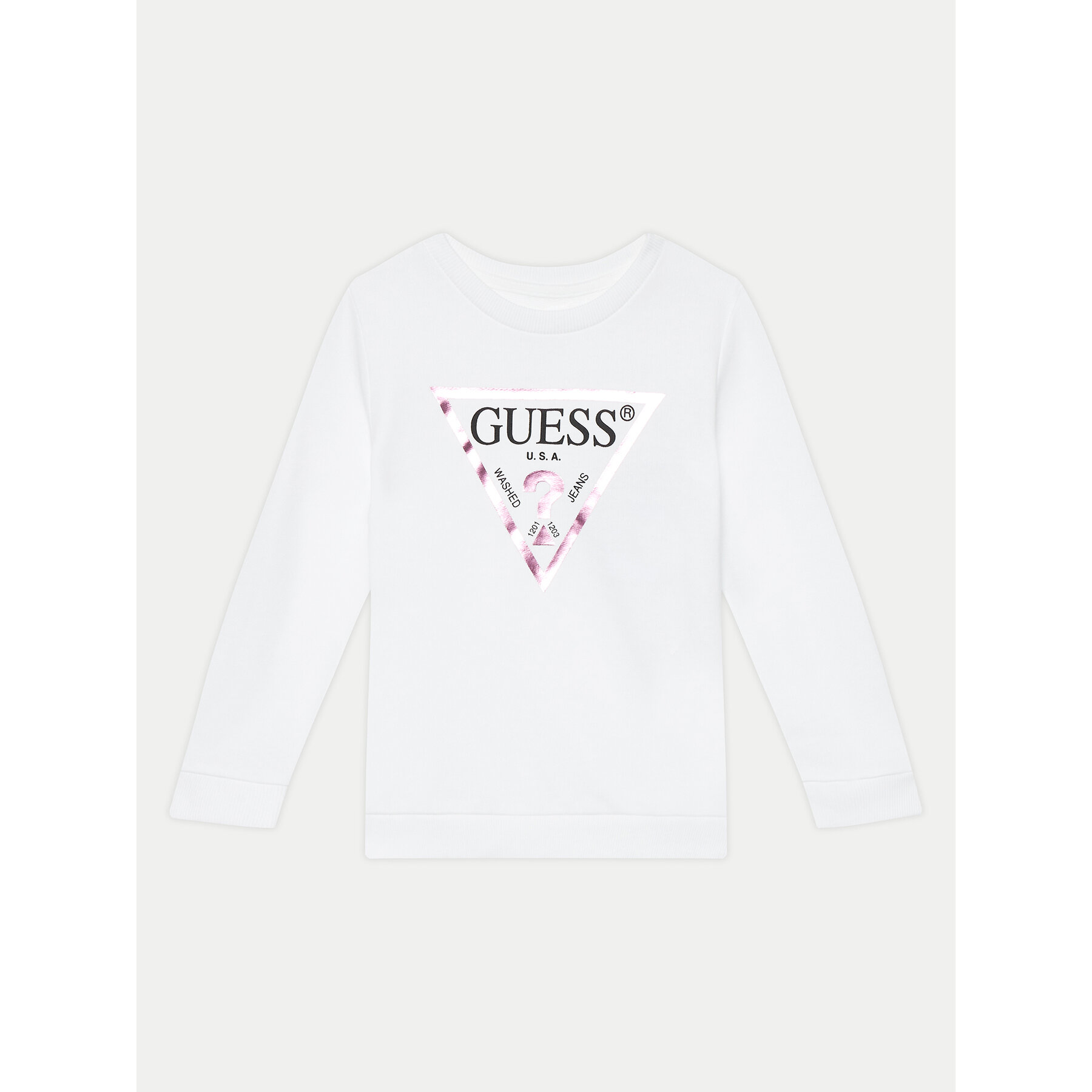 Guess Bluzka K74Q12 KAUG0 Biały Regular Fit