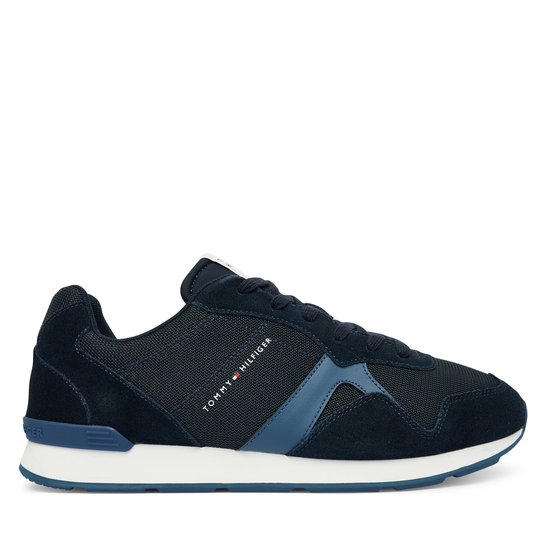 Tommy Hilfiger Sneakersy Runner Icon Mix FM0FM05679 Granatowy