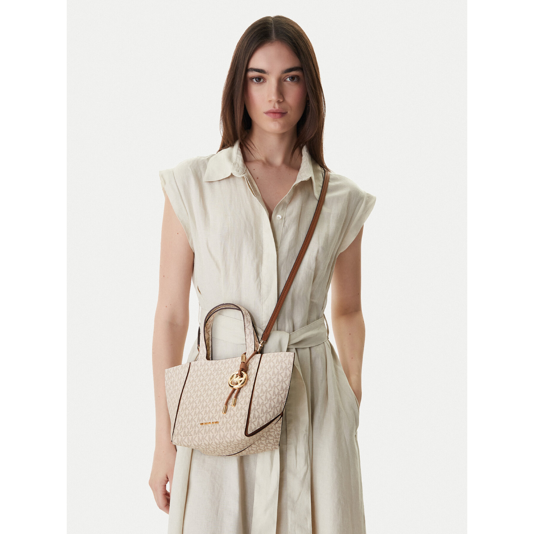 MICHAEL Michael Kors Torebka 30R6G9JT9B Écru