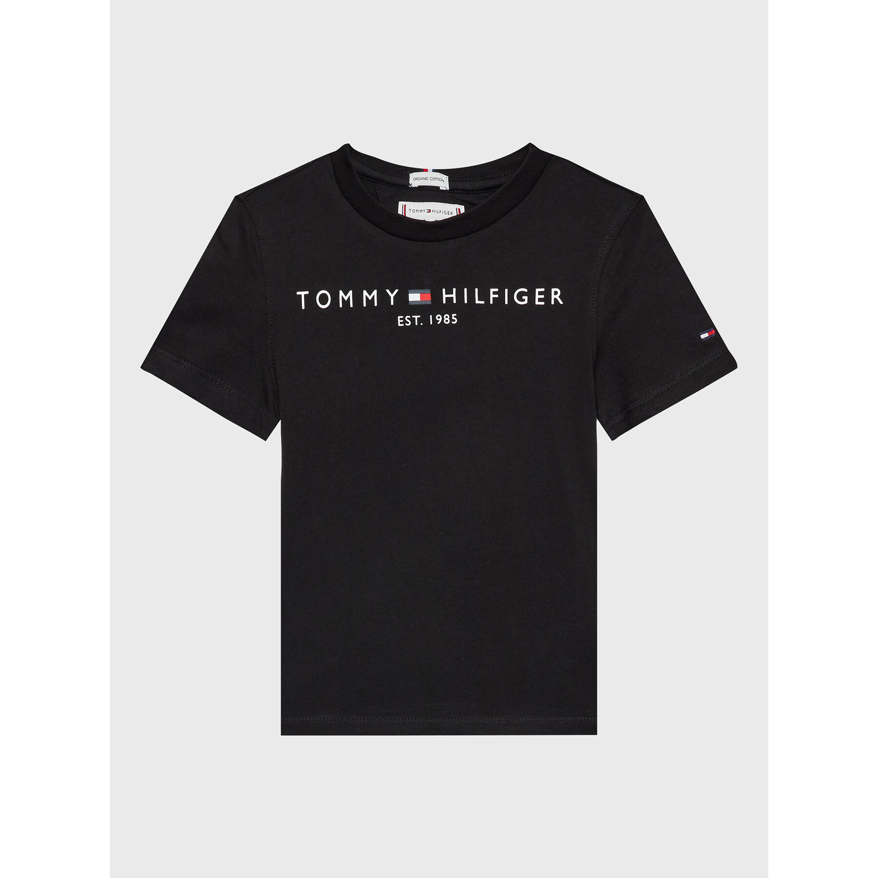 Tommy Hilfiger T-Shirt Essential KS0KS00210 M Czarny Regular Fit