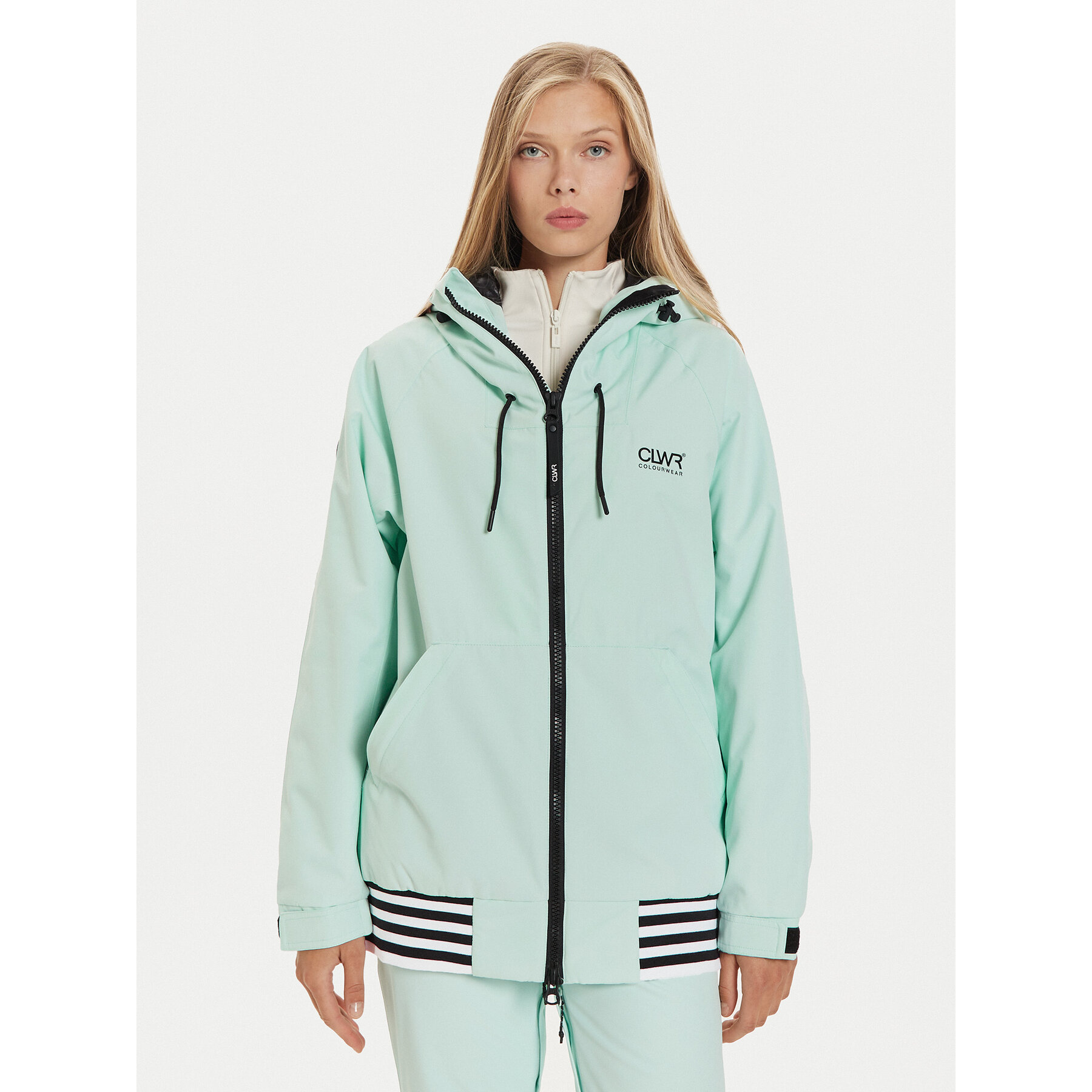 Colourwear Kurtka narciarska 7010319 Zielony Regular Fit