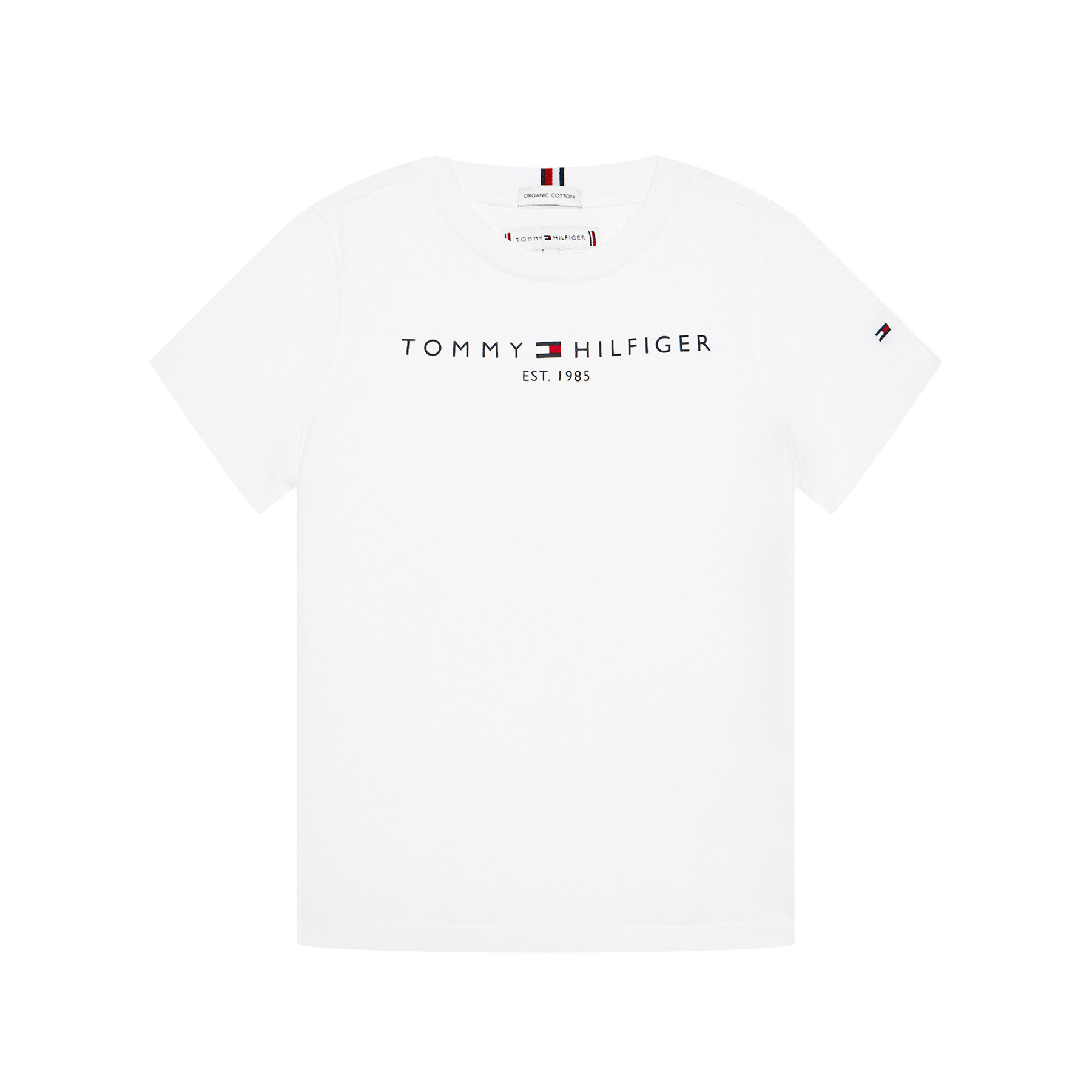 Tommy Hilfiger T-Shirt Essential KS0KS00210 Biały Regular Fit