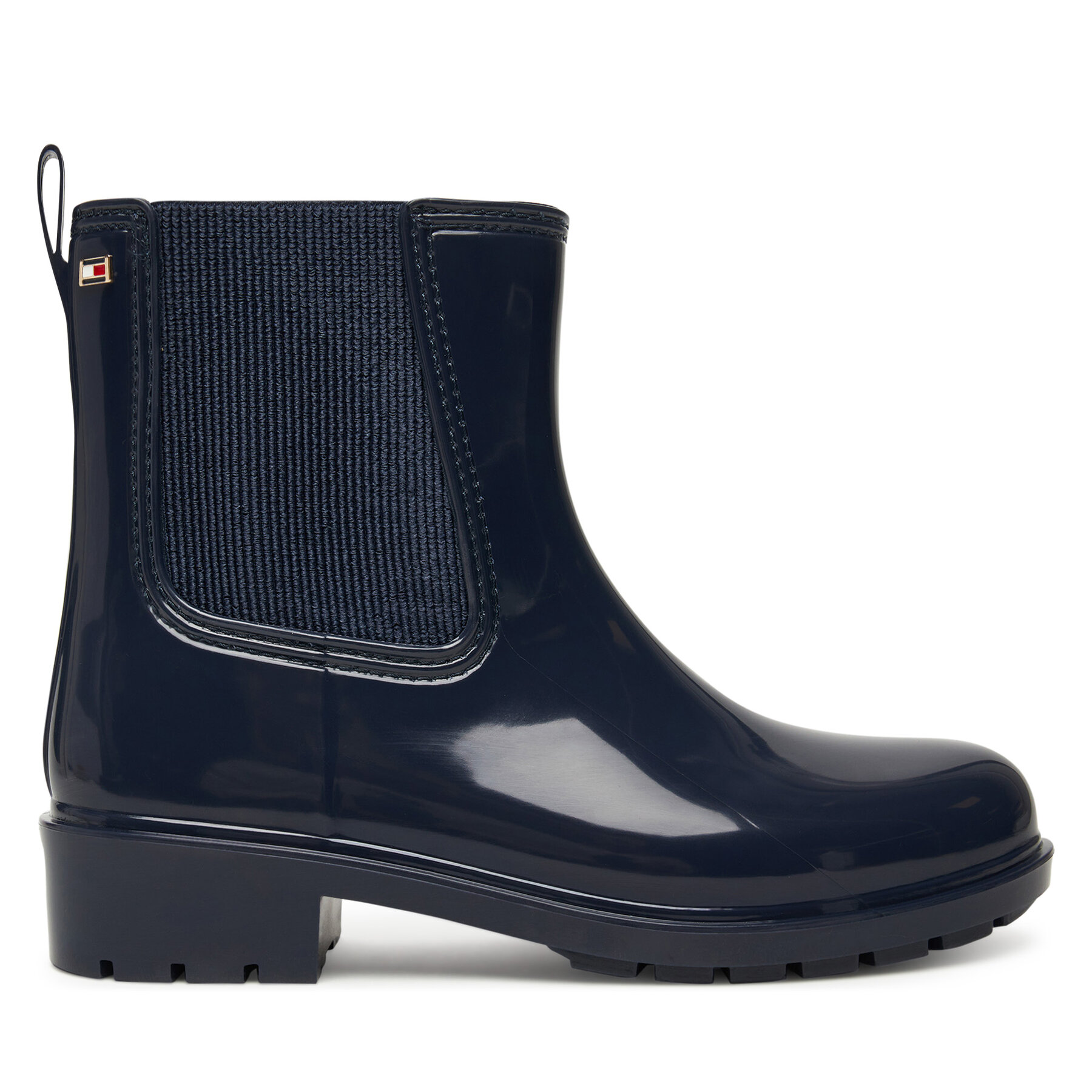 Tommy Hilfiger Kalosze Flag Hardware FW0FW08966 Granatowy
