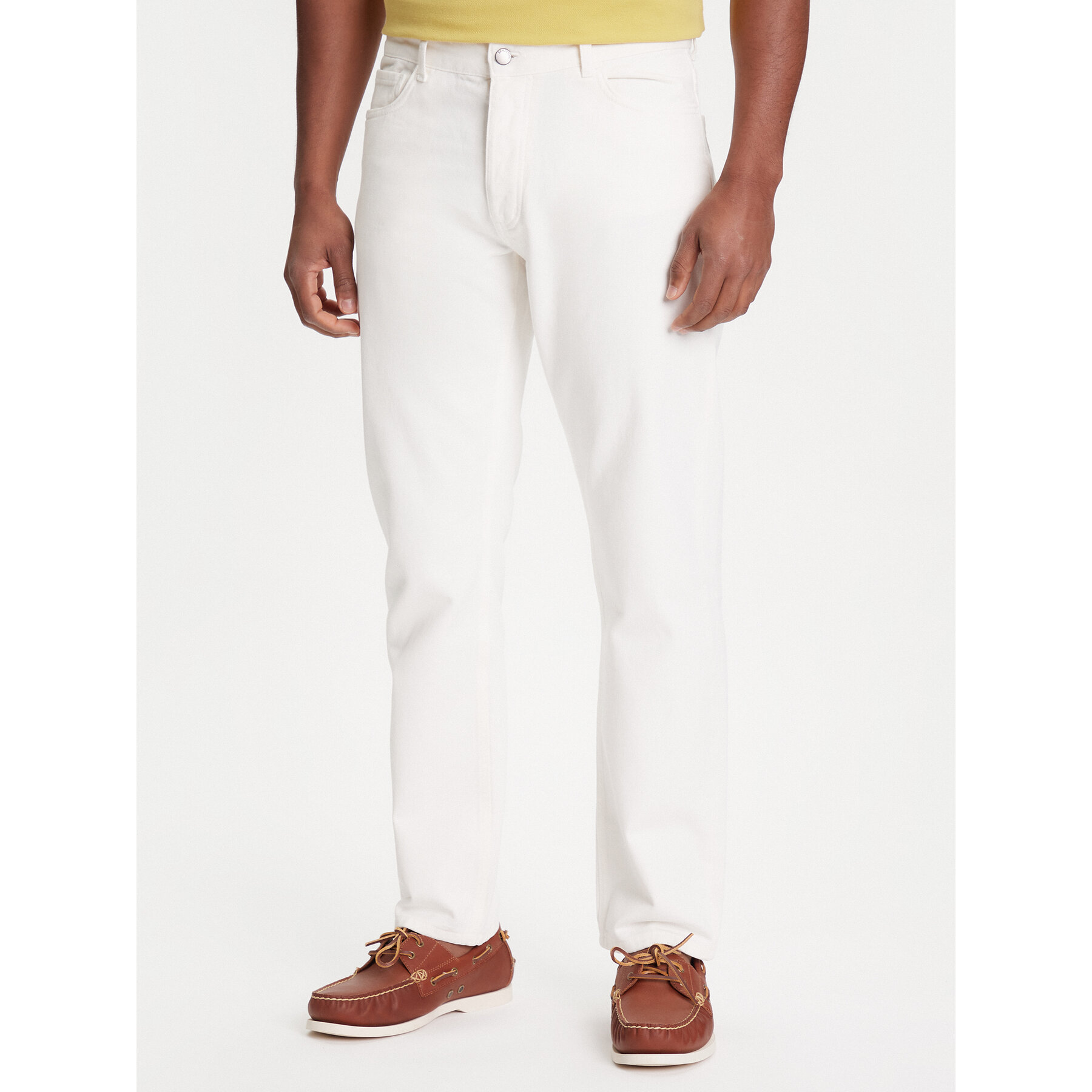 United Colors Of Benetton Jeansy 4RZVUE01W Écru Straight Fit