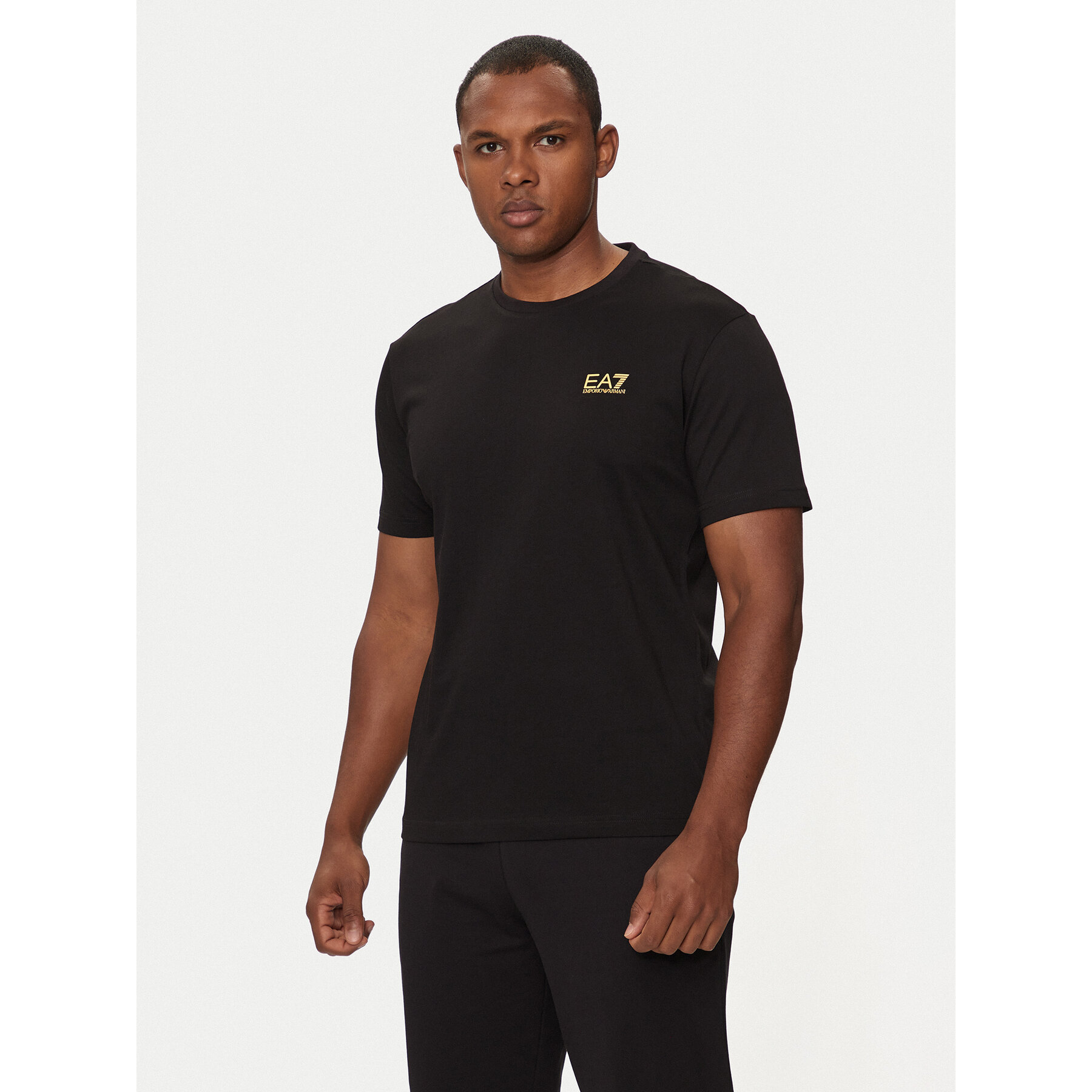 EA7 Emporio Armani T-Shirt 8NPT25 PJVPZ 0208 Czarny Regular Fit
