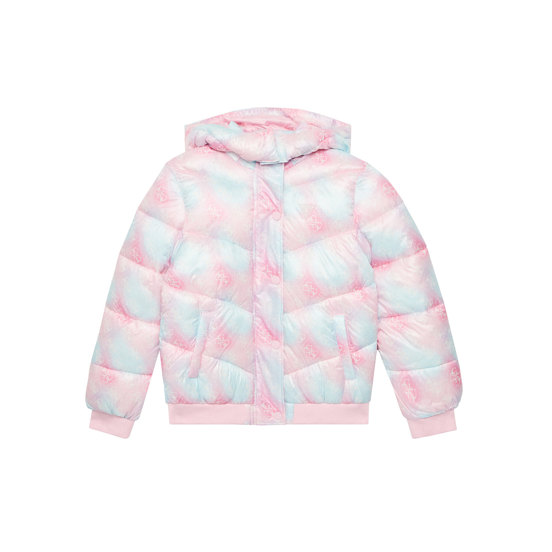 Guess Kurtka zimowa J5YL02 WEGY0 Różowy Regular Fit
