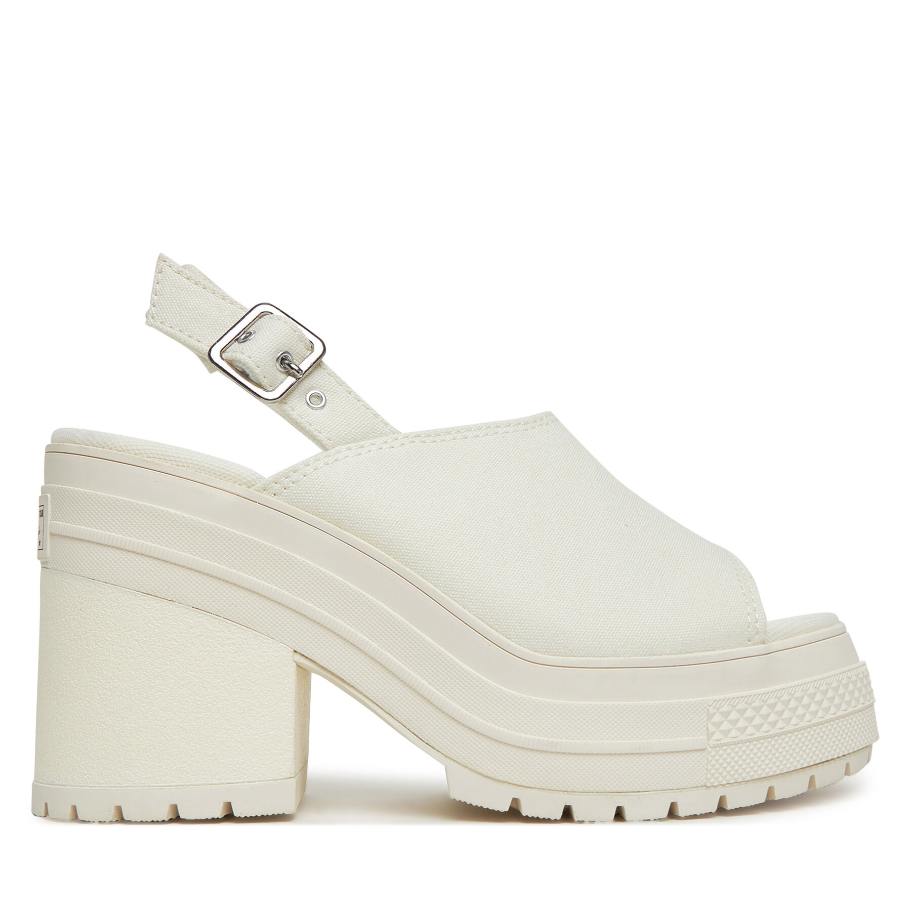 Converse Sandały Chuck 70 De Luxe Heel Sandal Platform A13796C Écru