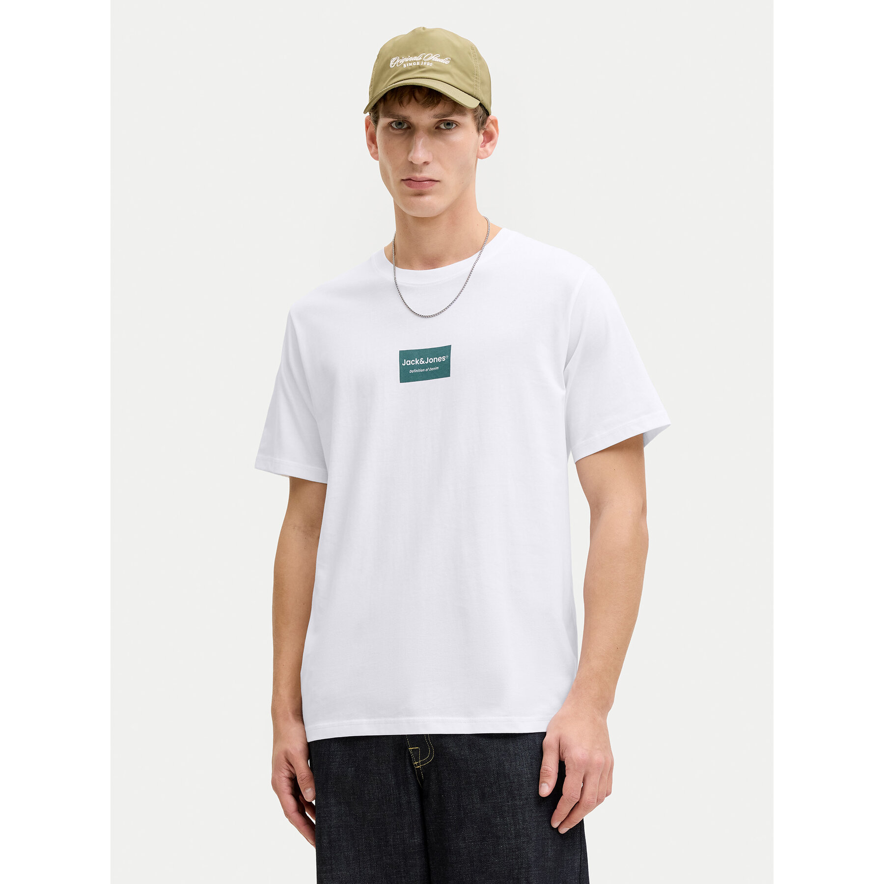 Jack & Jones T-Shirt Frank 12288092 Biały Relaxed Fit