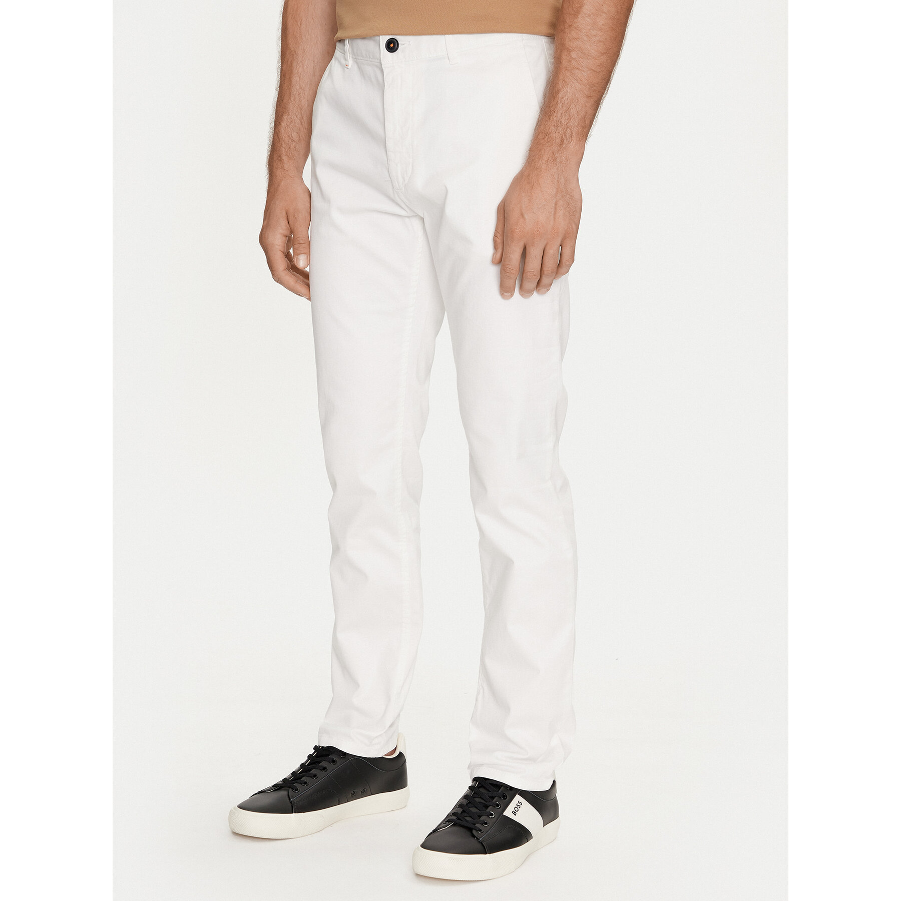Boss Chinosy Chino_Slim 50510933 Beżowy Slim Fit